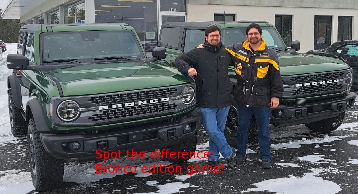 Ford Bronco 🧍🏻🧍🏻Twin brothers ordered identical Broncos on same day and got both delivered on same day fs5gJFx