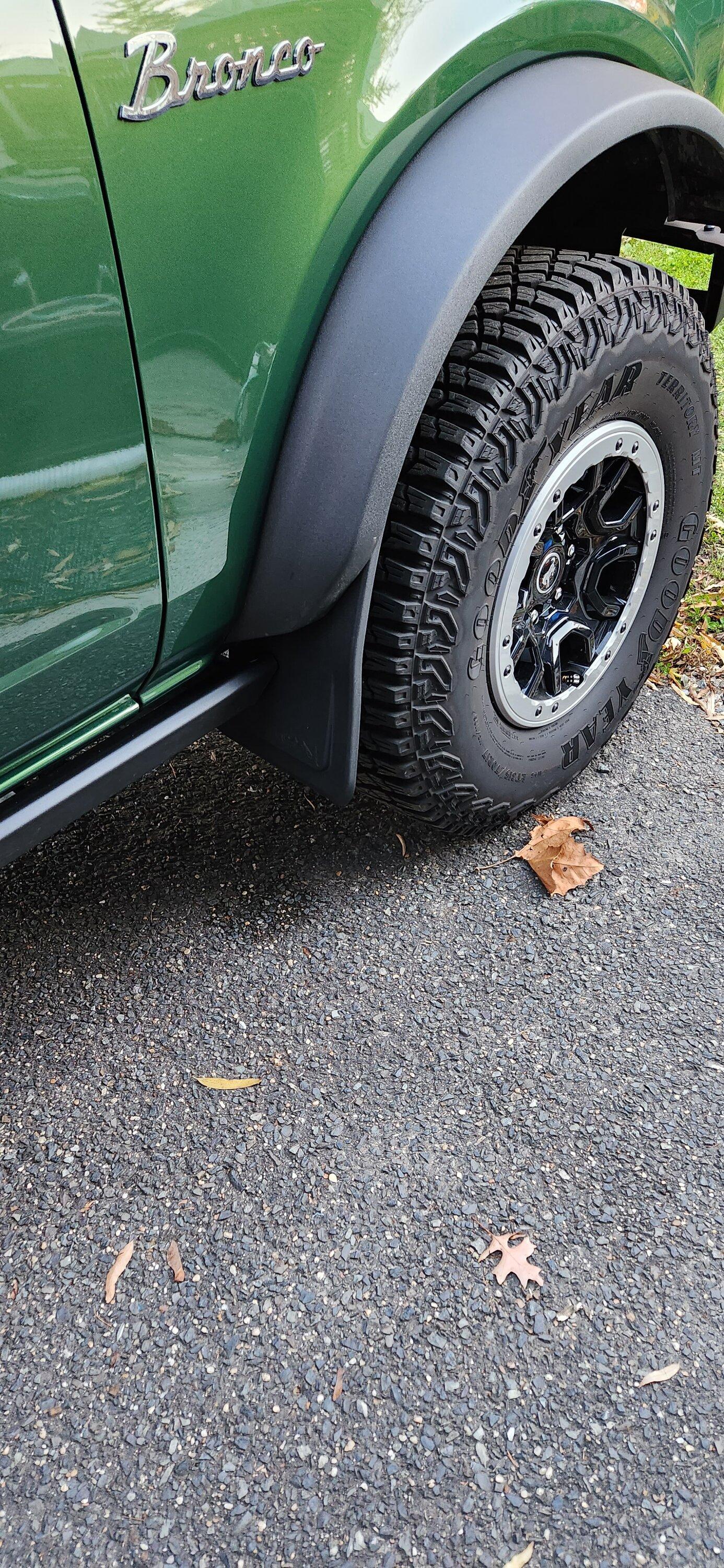 Ford Bronco Another thread about mud flaps. 20221201_160455