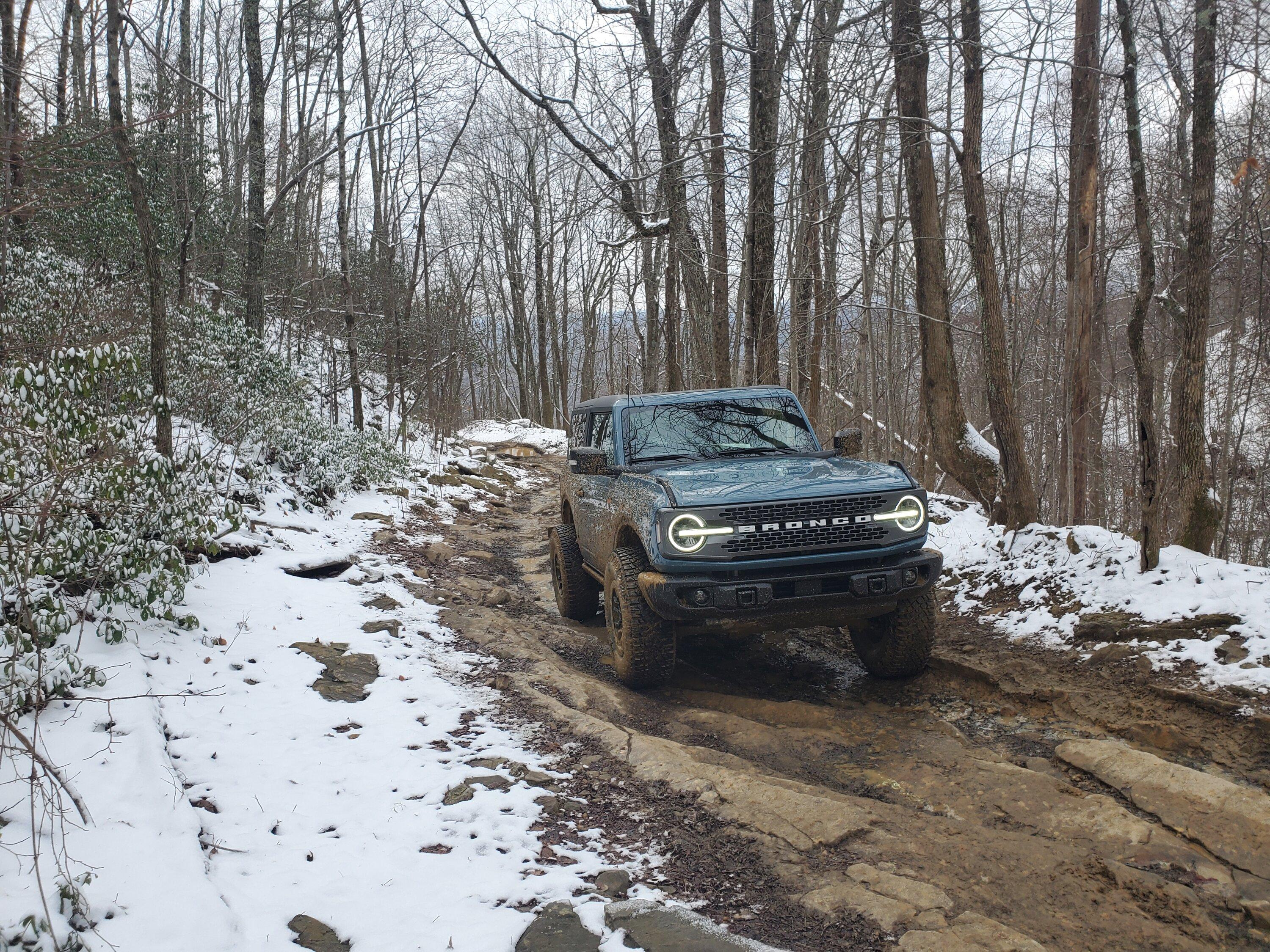 Ford Bronco Vegvisir Badlands Windrock Park pictures 20230114_102926
