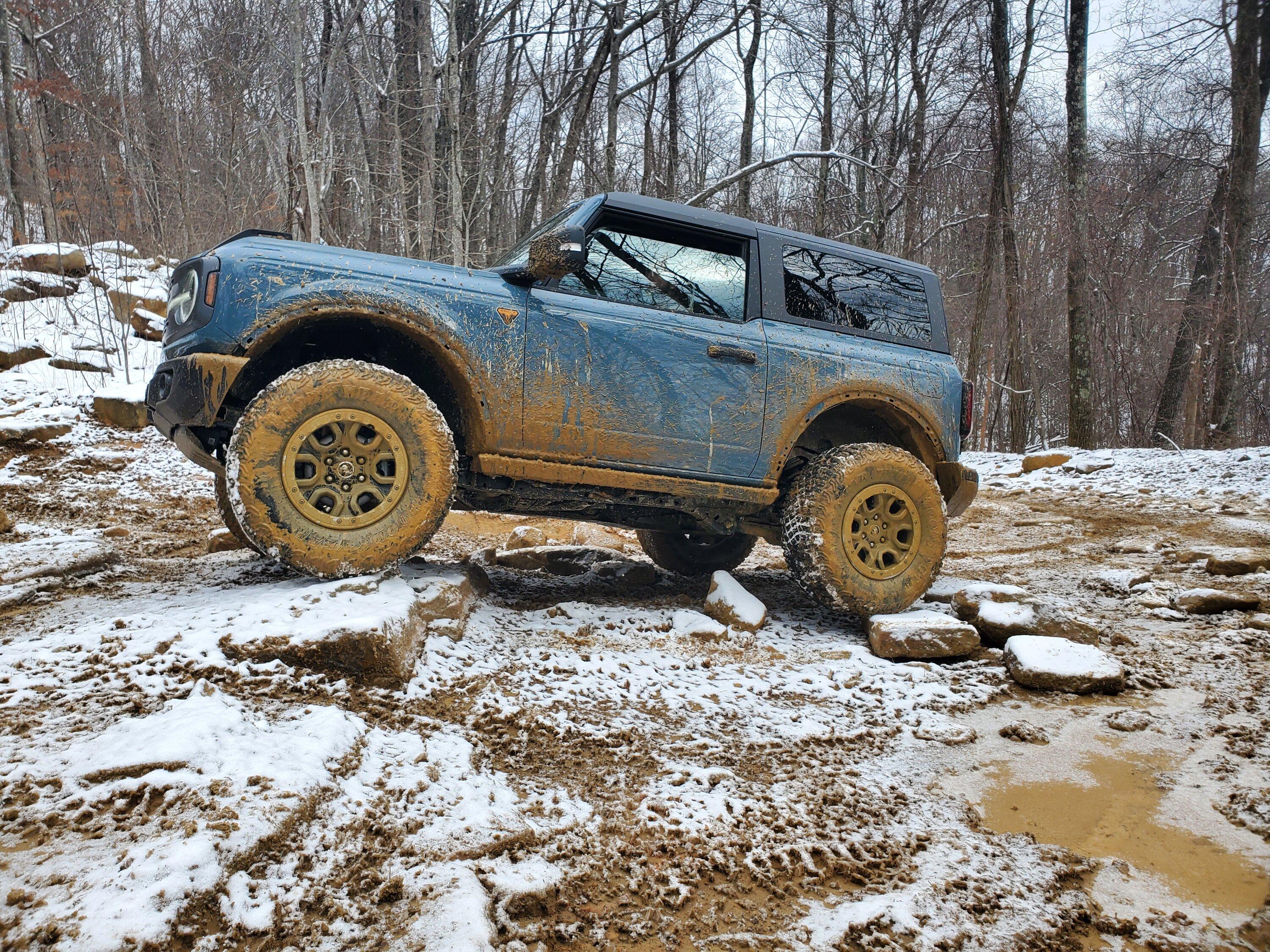 Ford Bronco Vegvisir Badlands Windrock Park pictures 20230114_103751