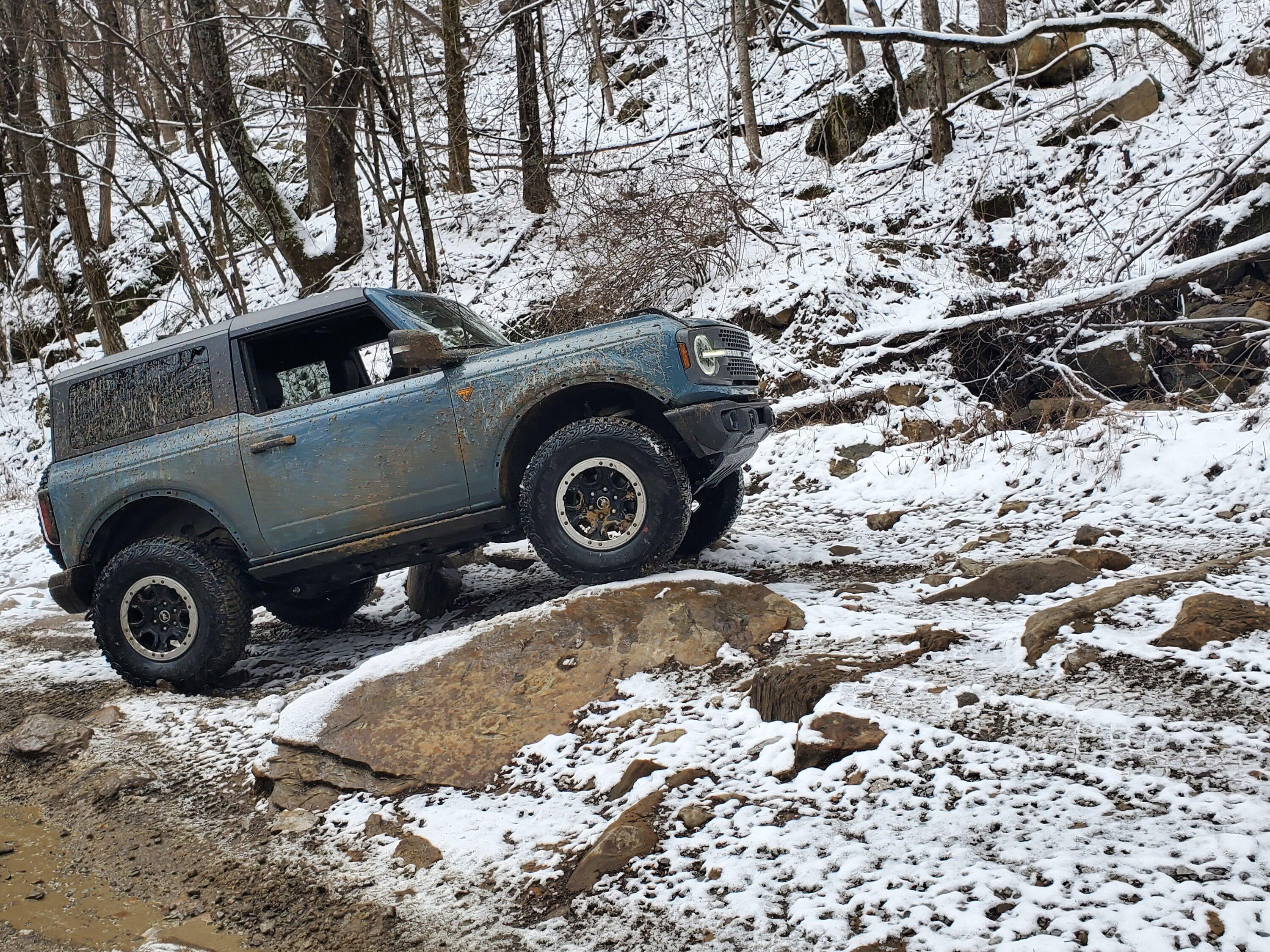 Ford Bronco Vegvisir Badlands Windrock Park pictures 20230114_113751