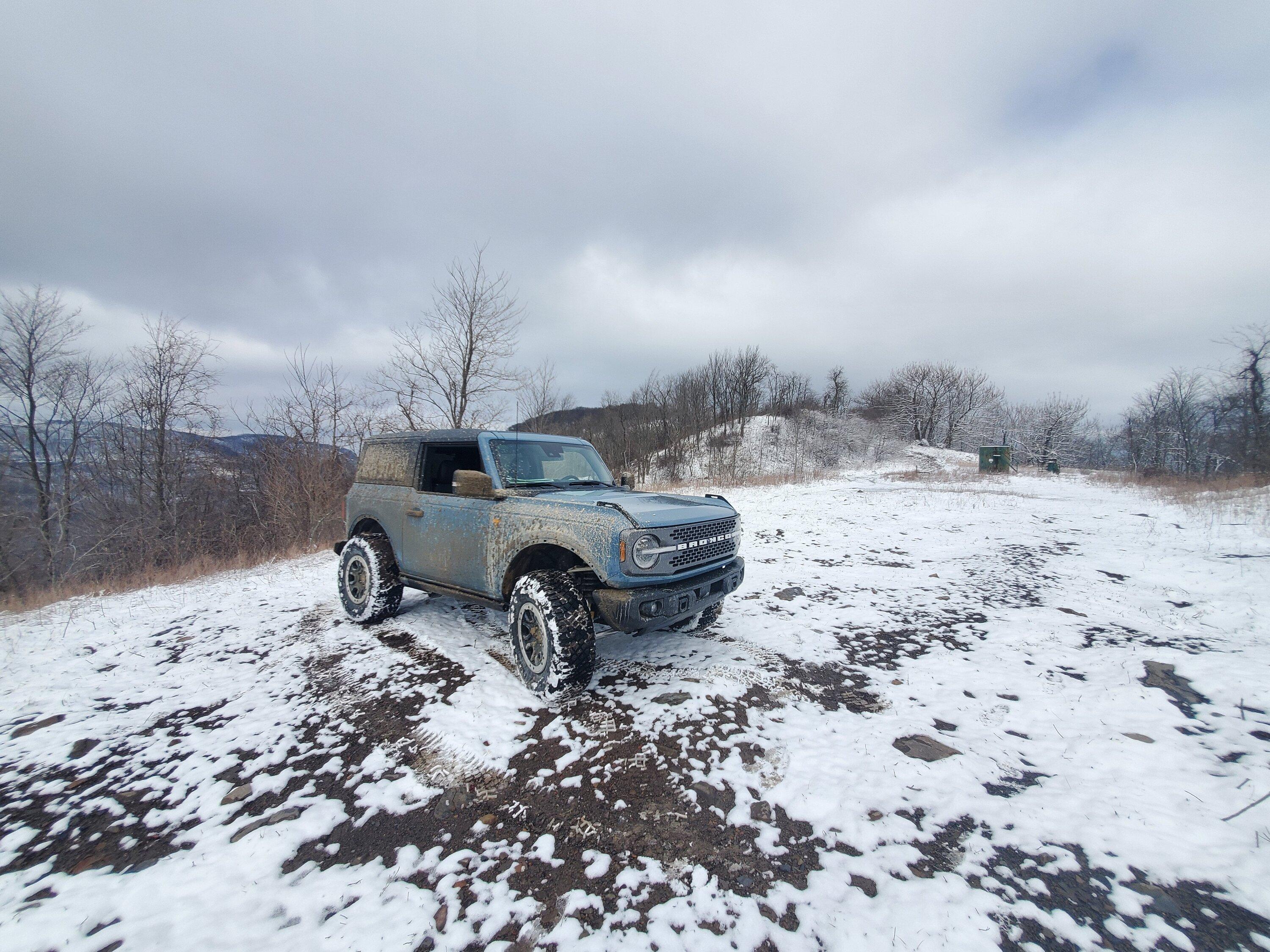 Ford Bronco Vegvisir Badlands Windrock Park pictures 20230114_125106