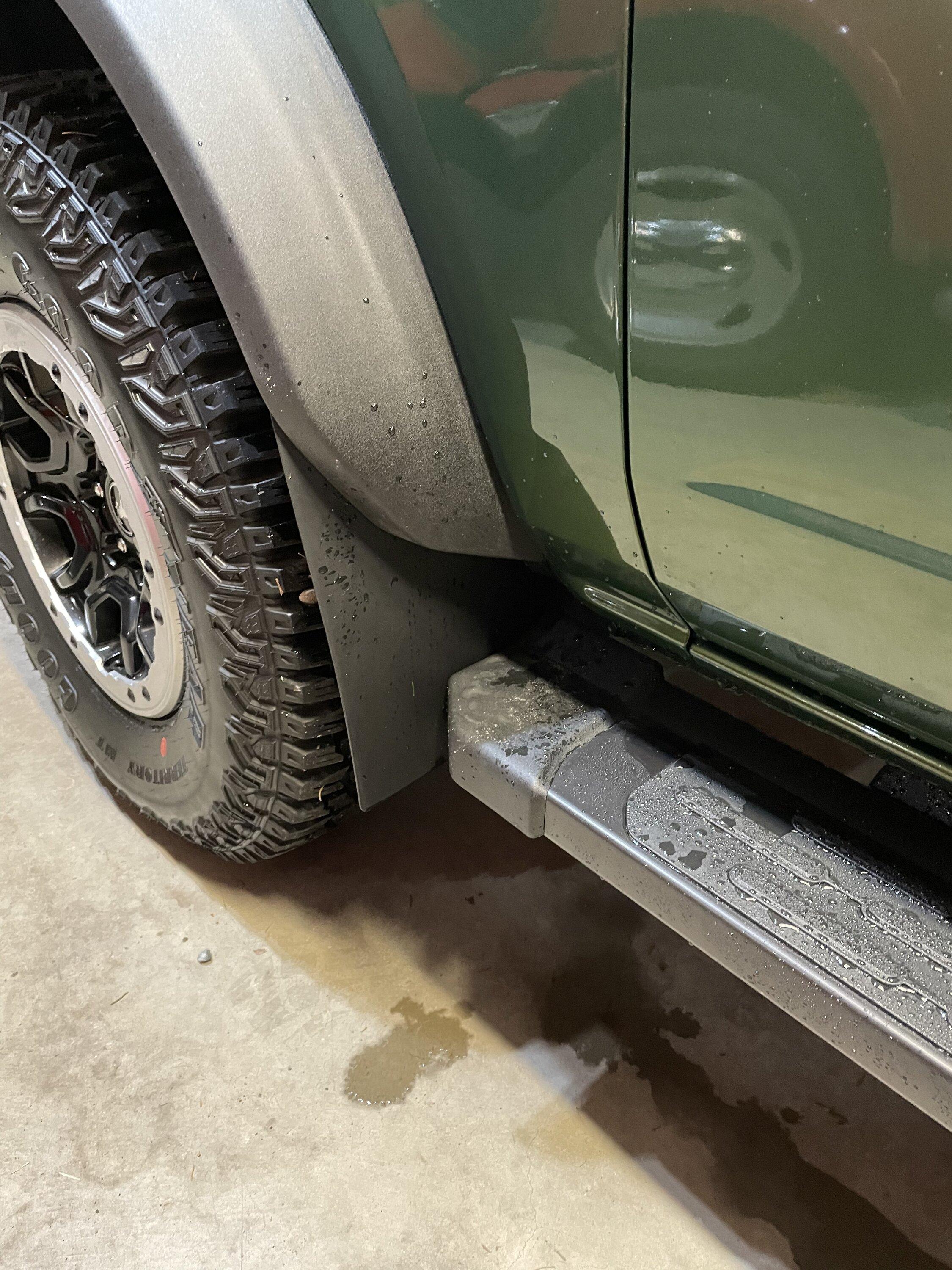 Ford Bronco Another thread about mud flaps. 5E1513A4-C3BF-4AE7-ADFC-DBD2916E0ED9
