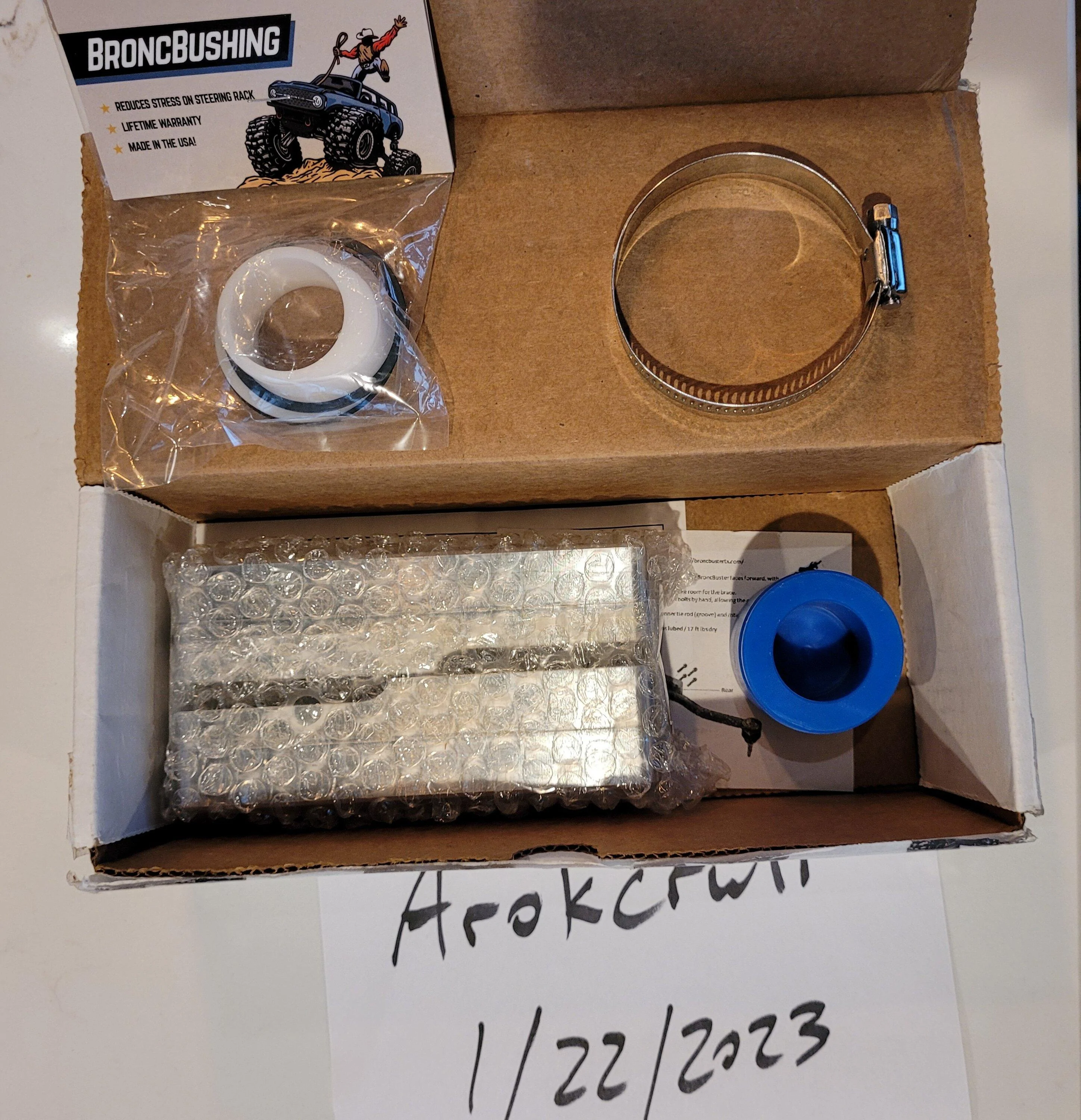Ford Bronco BroncBuster Ultimate Steering kit 20230122_155835