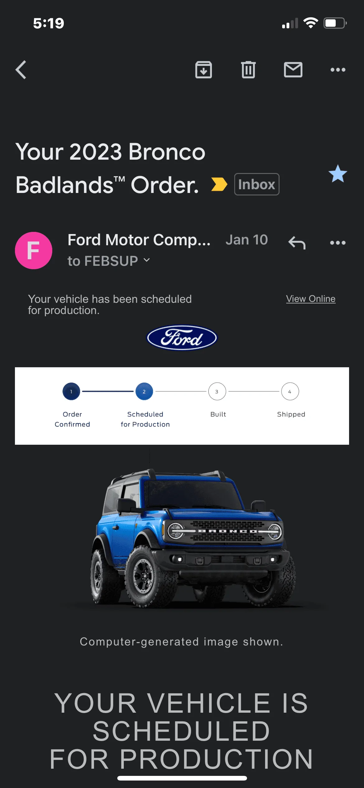 Ford Bronco 2/27/2023 Build Week - With Spreadsheet 80D59B3B-543C-46EF-BD60-EAEAA681BC63