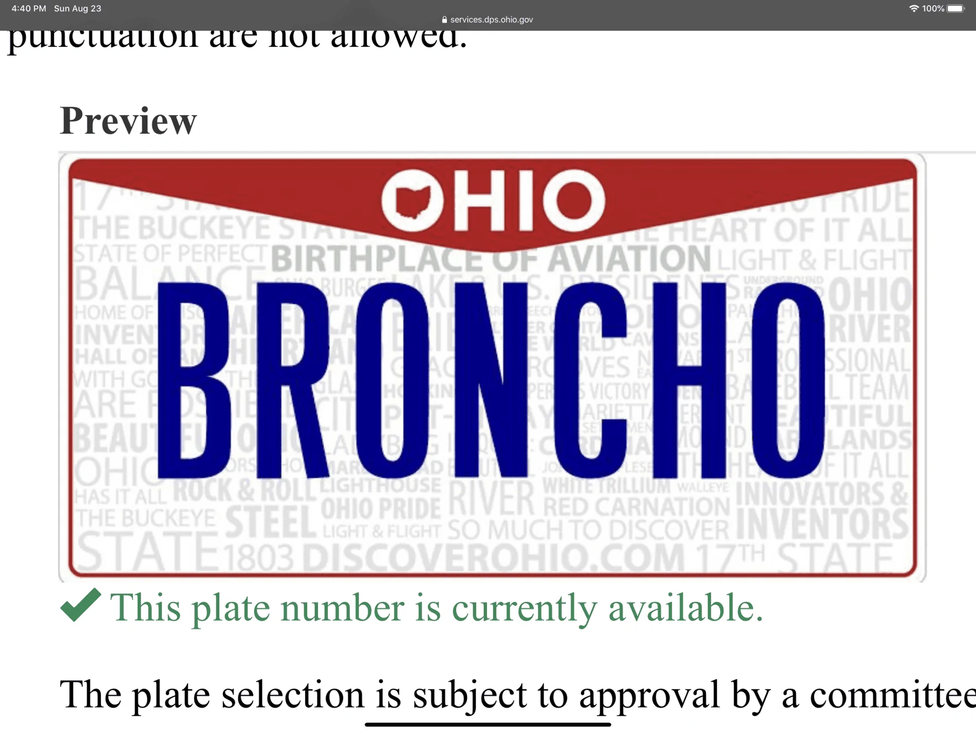 Ford Bronco Custom vanity license plate for Bronco? 3368E3EA-5571-4C3A-8F3B-F59EE861629E