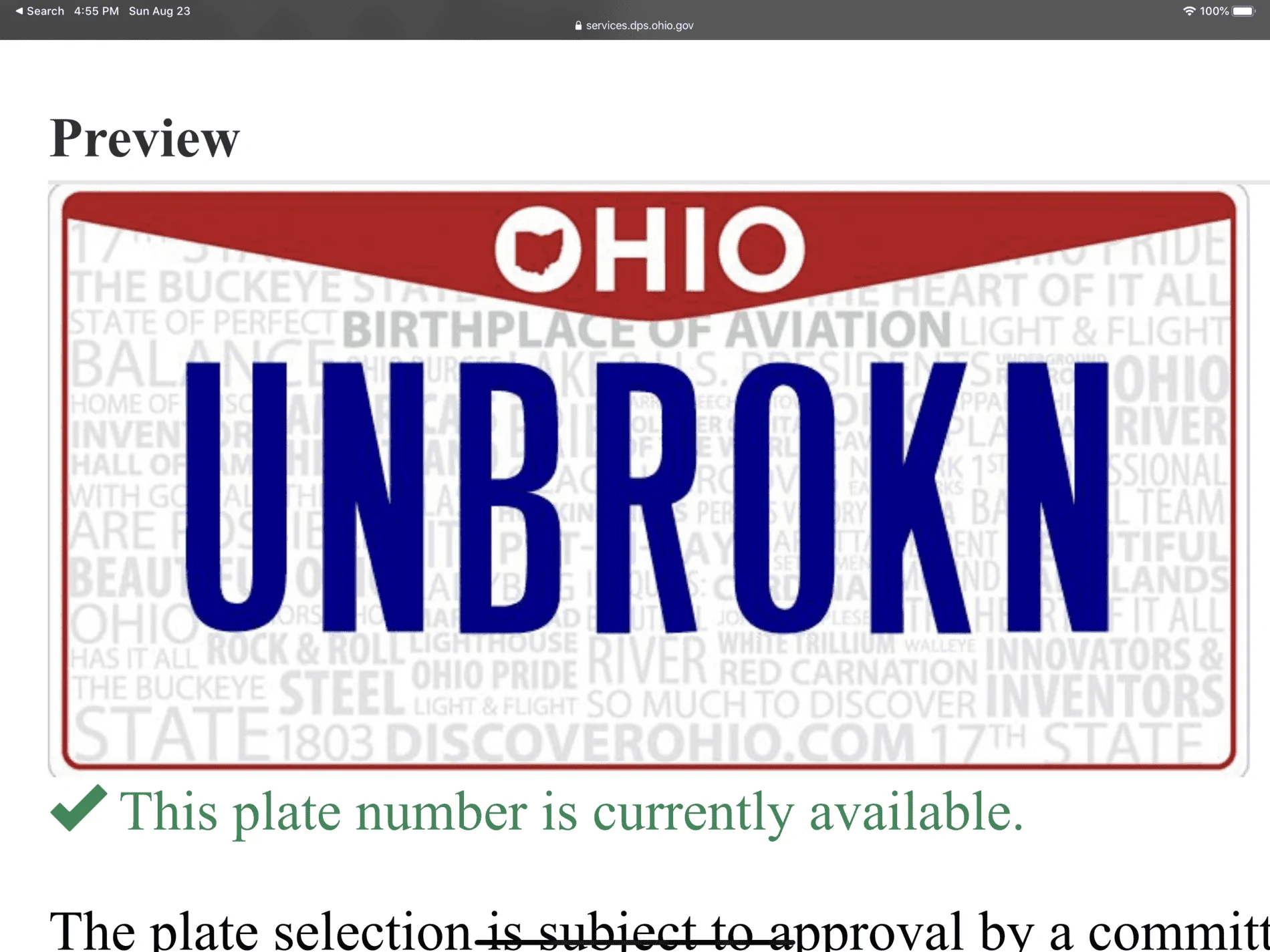 Ford Bronco Custom vanity license plate for Bronco? 55800BA6-809B-4DE8-9F82-E178DFB68884