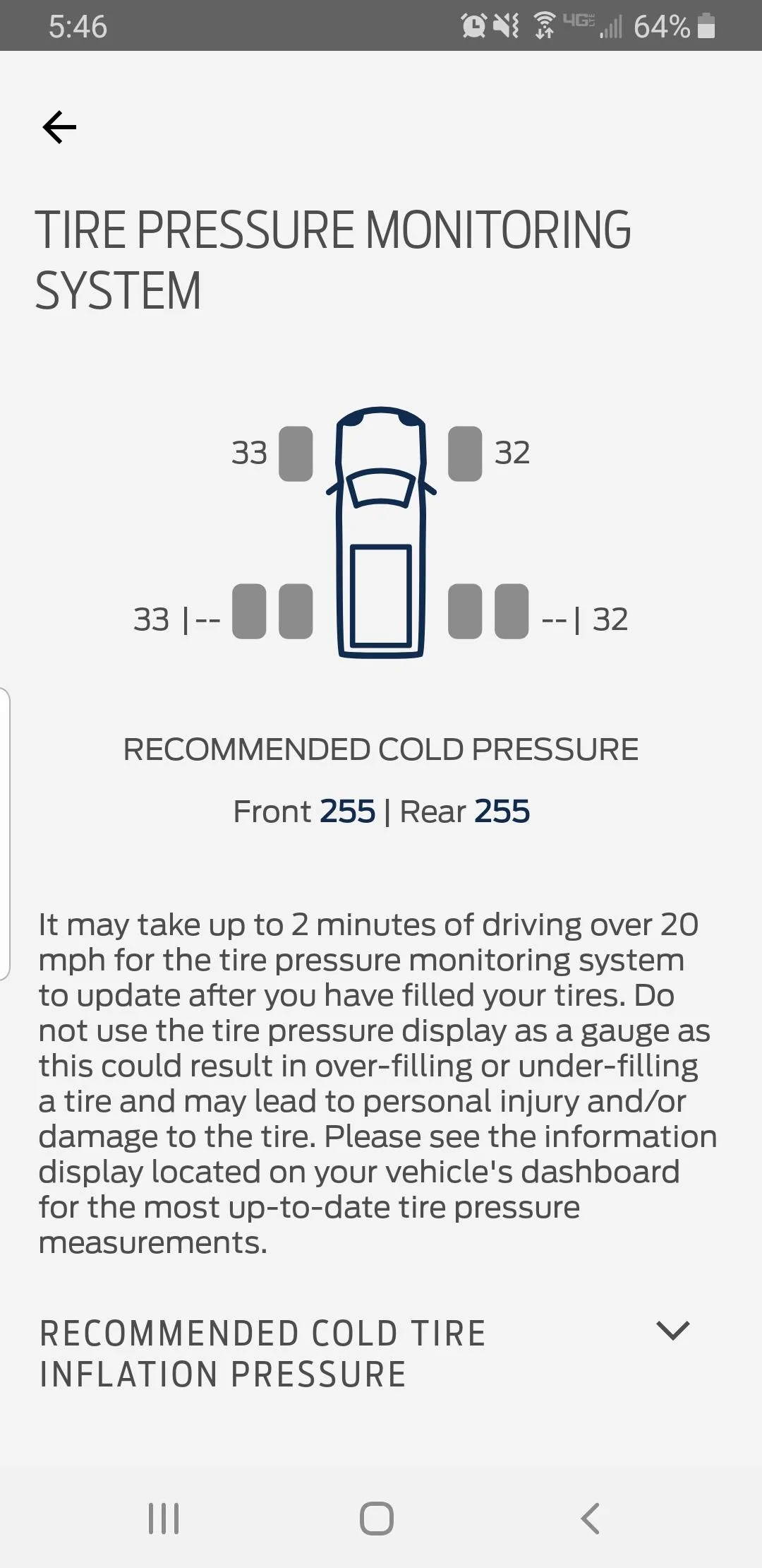 Ford Bronco Made me laugh - tire pressures Screenshot_20230122-174649_FordPass