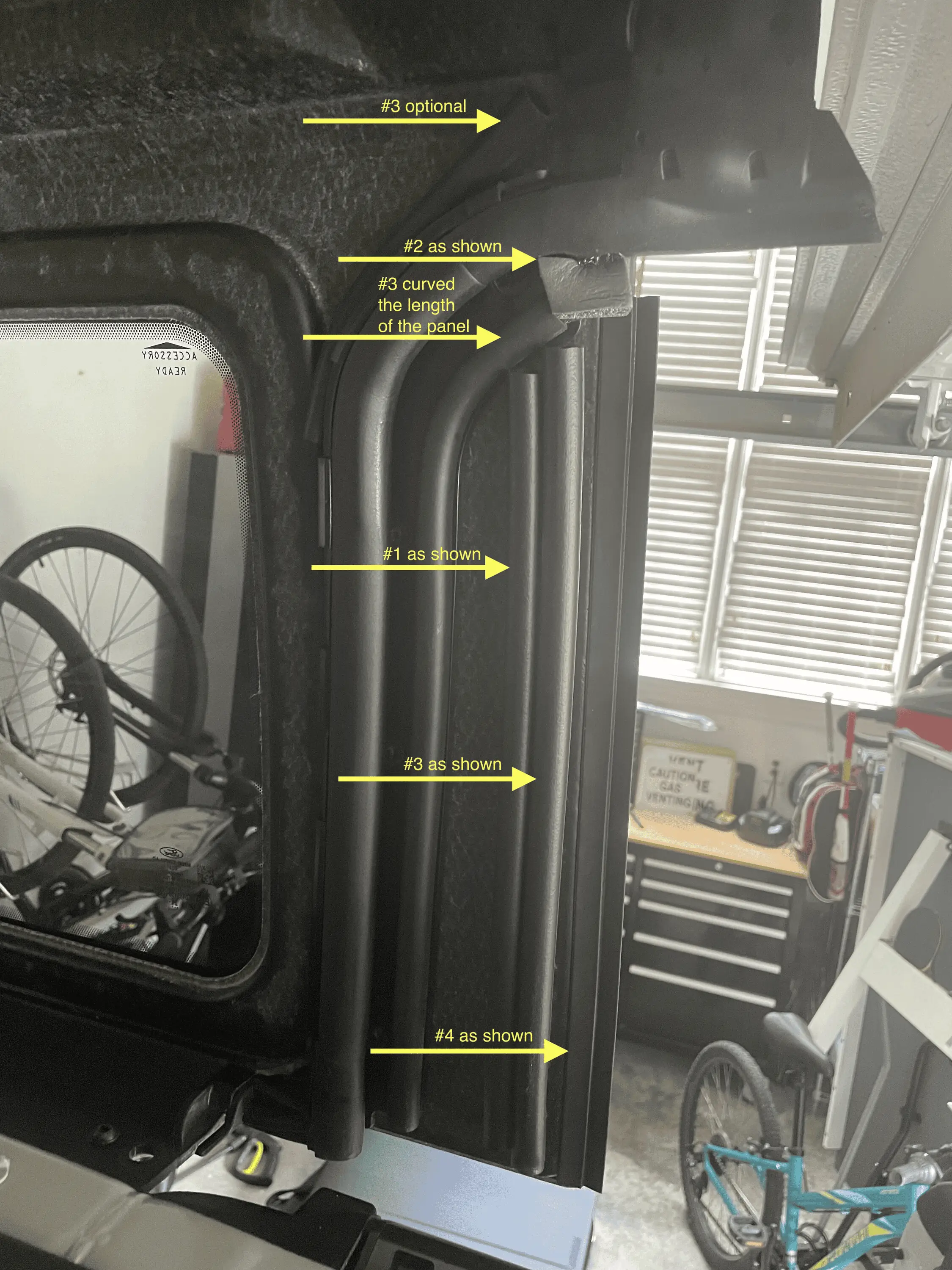 Ford Bronco MIC Hard Top Wind Noise Reduction - 2023 Edition - Plus Bonus Fix for Bad Adhesive 1674486062330