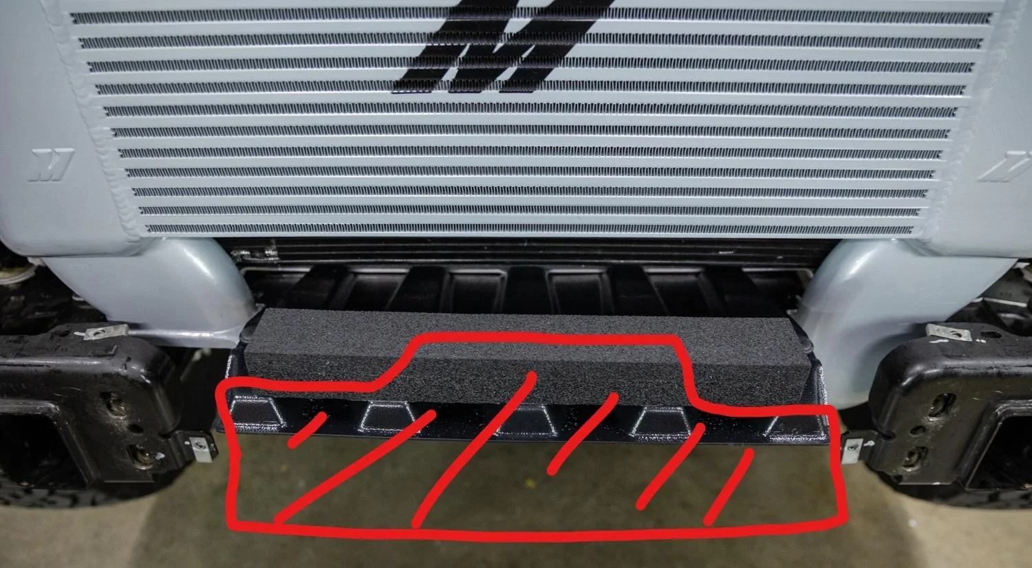 Ford Bronco Mishimoto's Performance Intercooler R&D Thread Inkedwinch mount