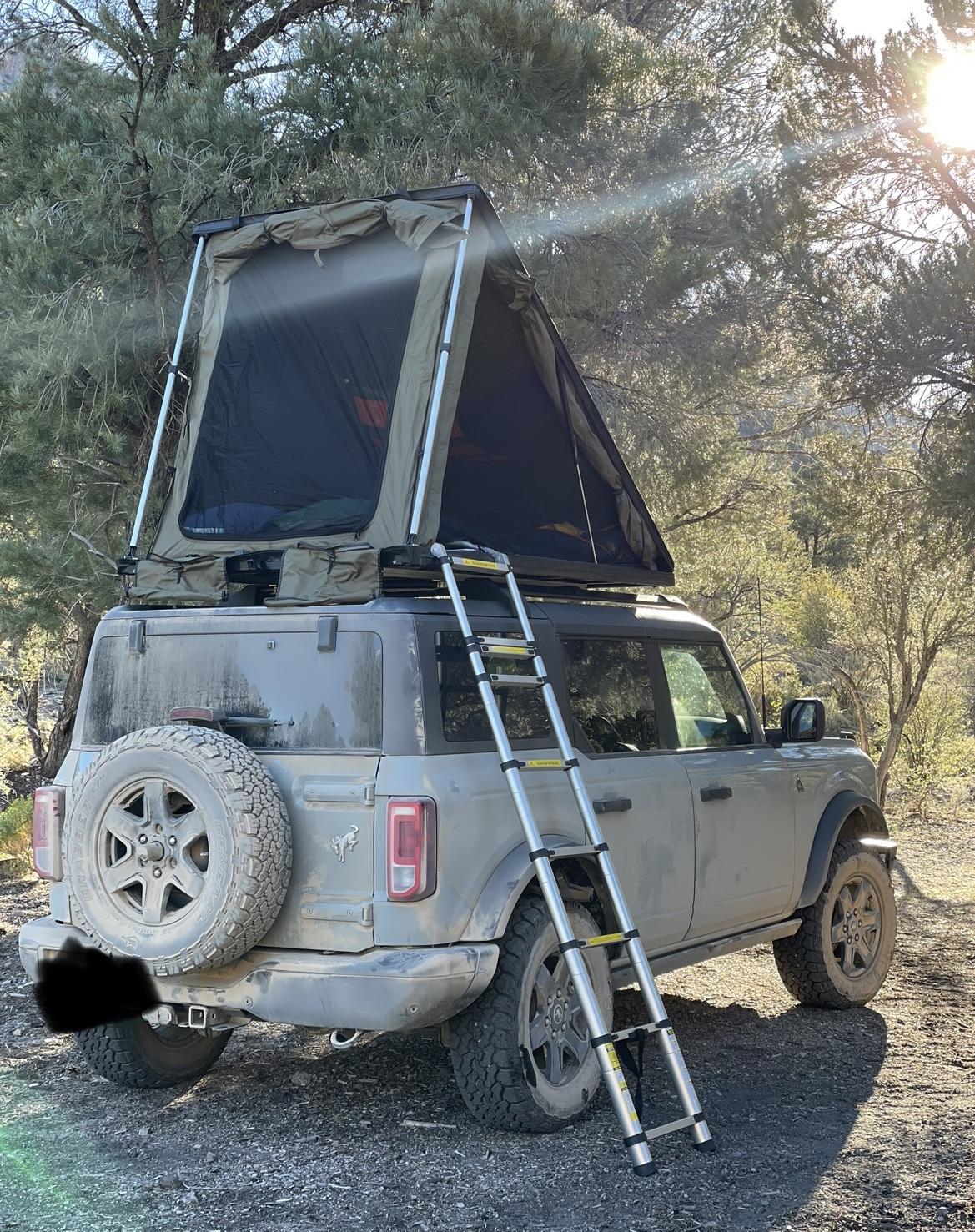 Ford Bronco Lightweight rooftop tent RTT by Inspired Overland -- review & photos D16F4961-855B-4B6A-B5FB-7FD667DEC058