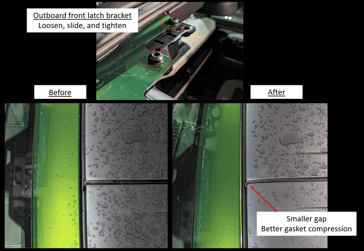 Ford Bronco MIC Hard Top Wind Noise Reduction - 2023 Edition - Plus Bonus Fix for Bad Adhesive 1674519558879