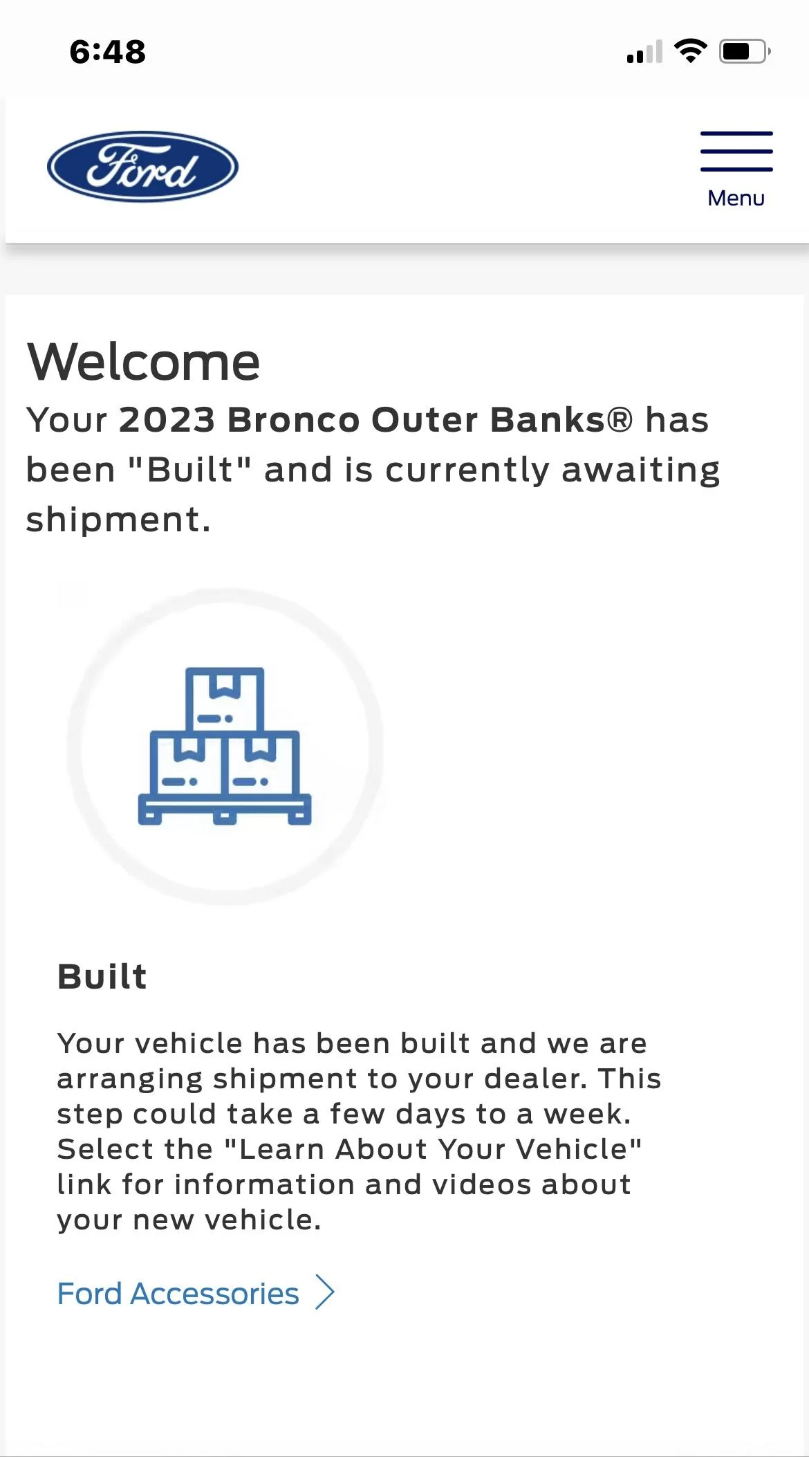 Ford Bronco 01/23/2023 Build Week DCF8599B-12B5-440F-BB1C-09BAE9EA72FA