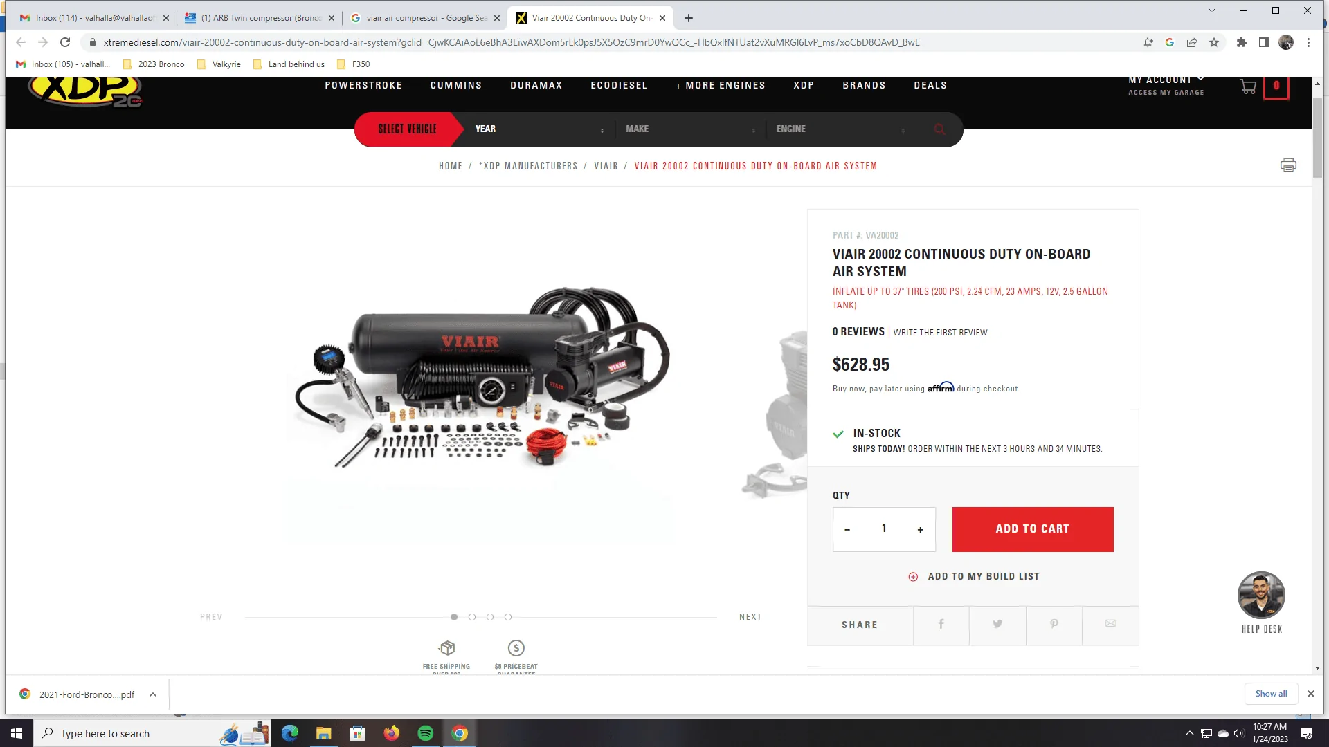 Ford Bronco ARB Twin compressor (Bronco Raptor)? Screenshot (3)
