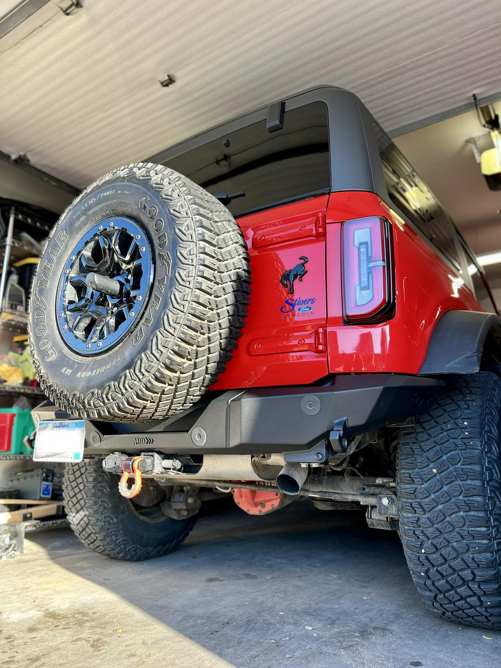 Ford Bronco ADD Rock Fighter rear bumper installed B7D00990-B347-4C72-835F-686C550BD05F
