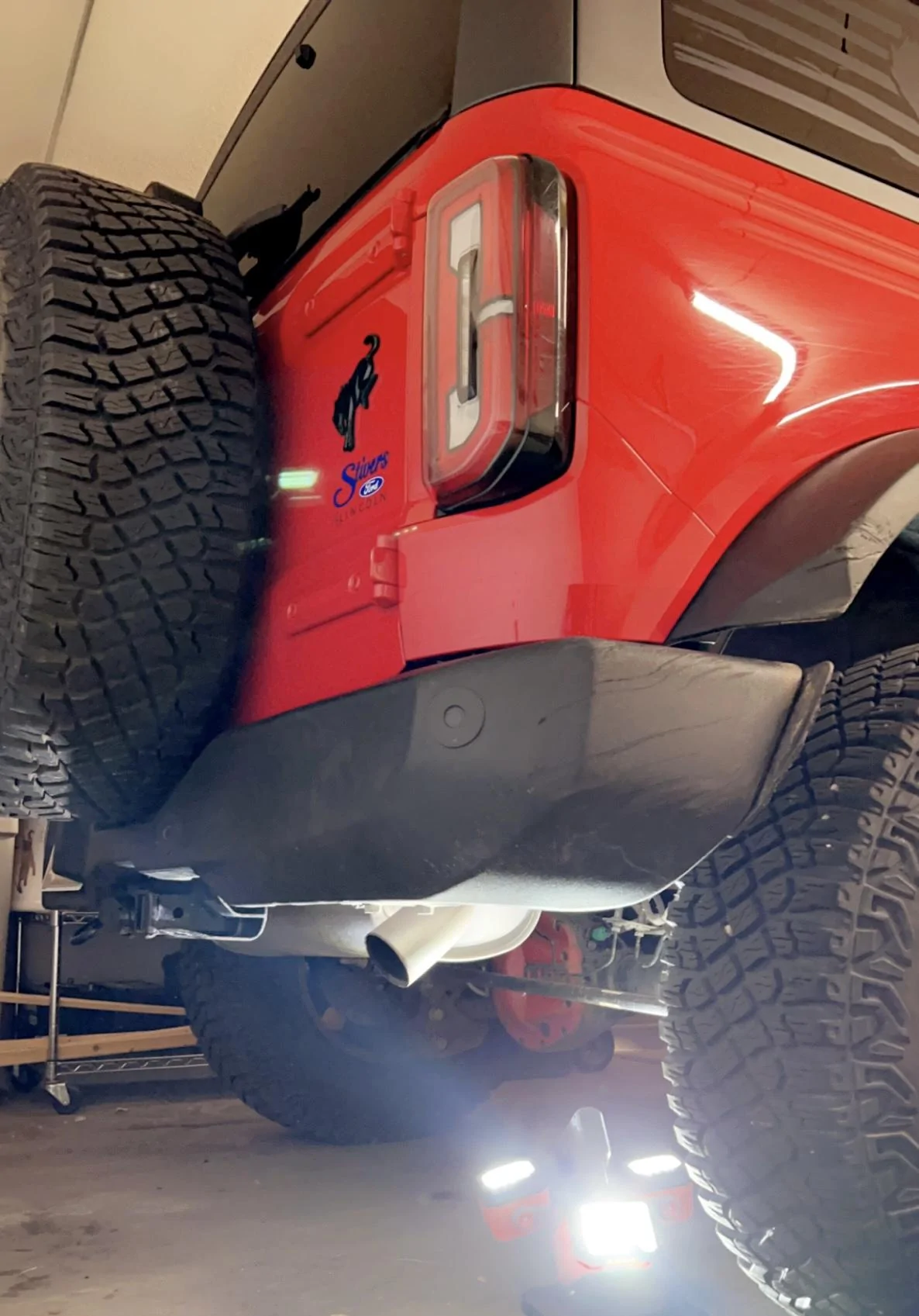 Ford Bronco ADD Rock Fighter rear bumper installed 2E5B6F1A-4C0E-4285-B66C-776D3B3D3198