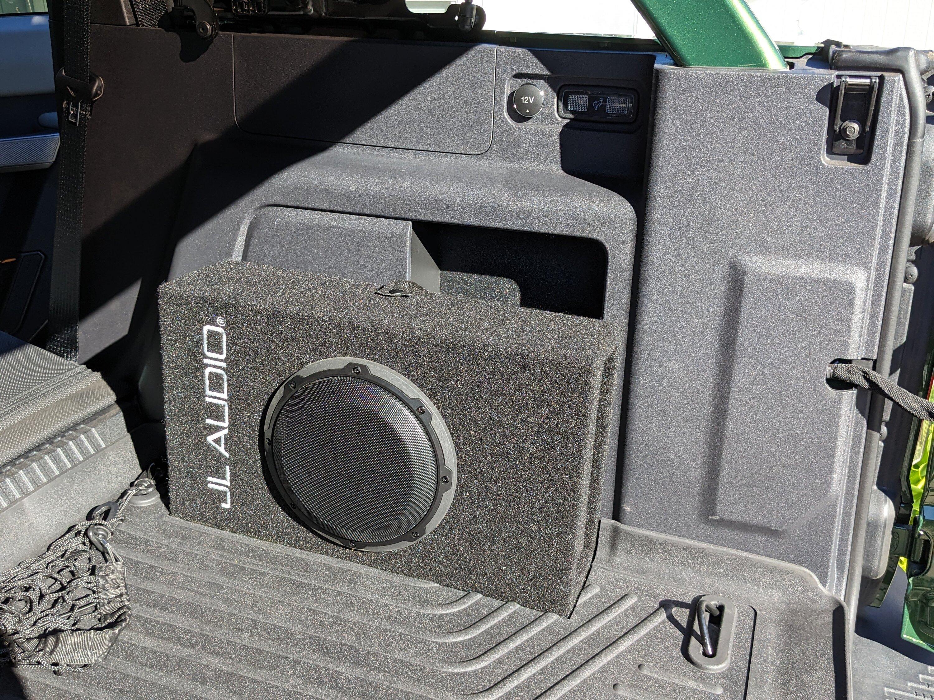 Ford Bronco For non powered subs, what amp are you using? PXL_20230101_205713133