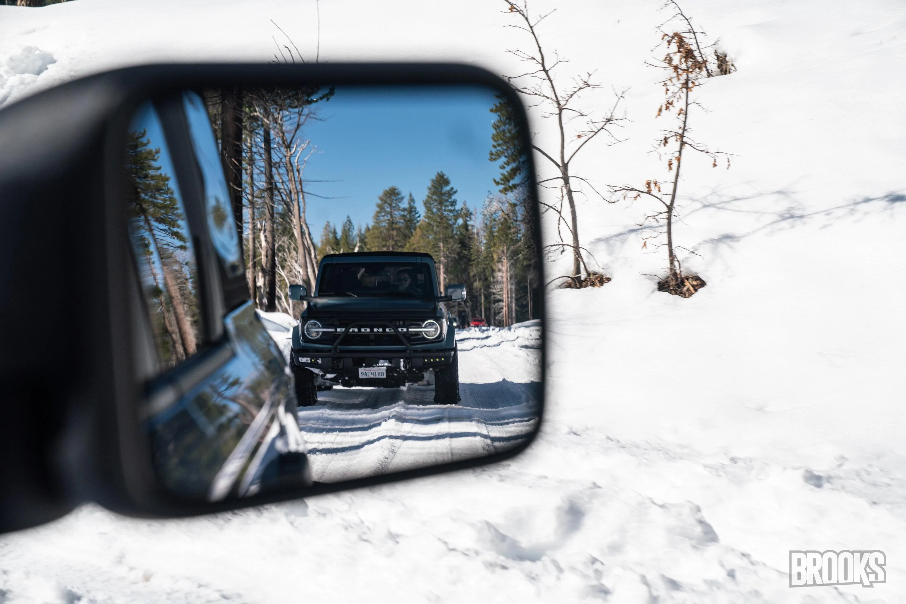 Ford Bronco 20+ Broncos hit the mountain to find some snow... lessons were learned MJB00619
