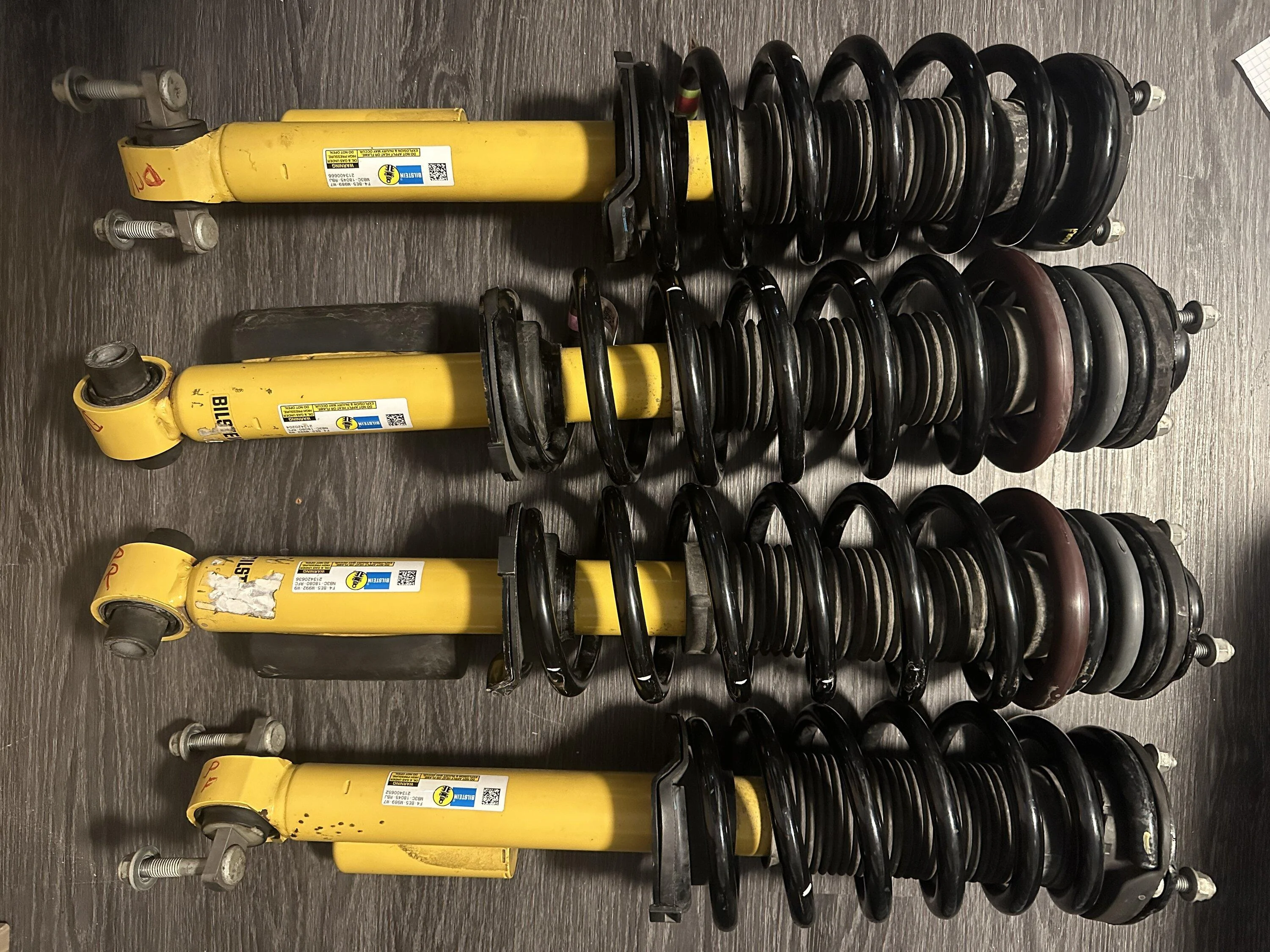 Ford Bronco Sasquatch coilovers with RPG perch collars $550 CF25EBC8-66DD-4EBC-993F-EA0545E1F125