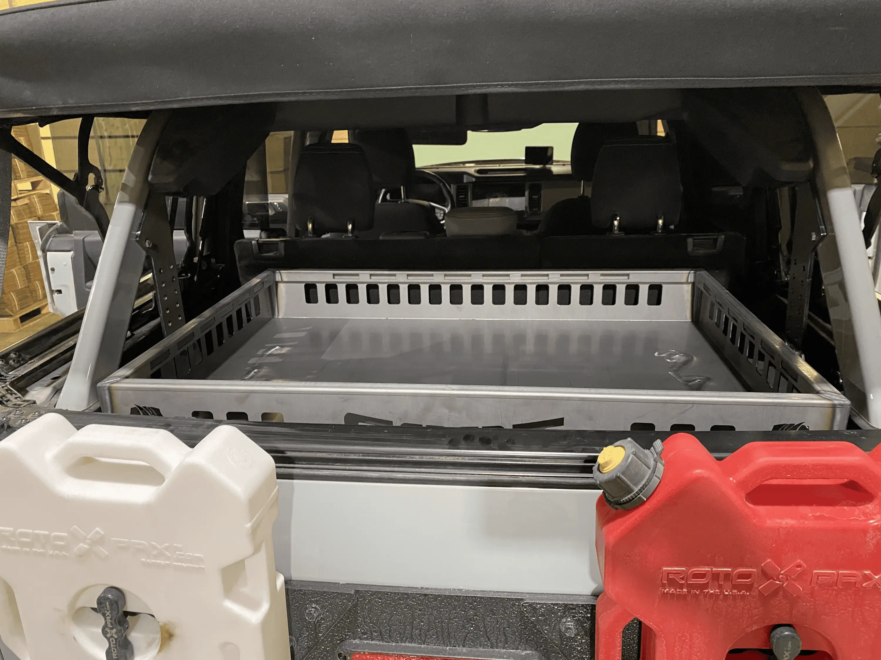 Ford Bronco GOAT FABRICATION ADJUSTABLE CARGO BASKET IMG_6705