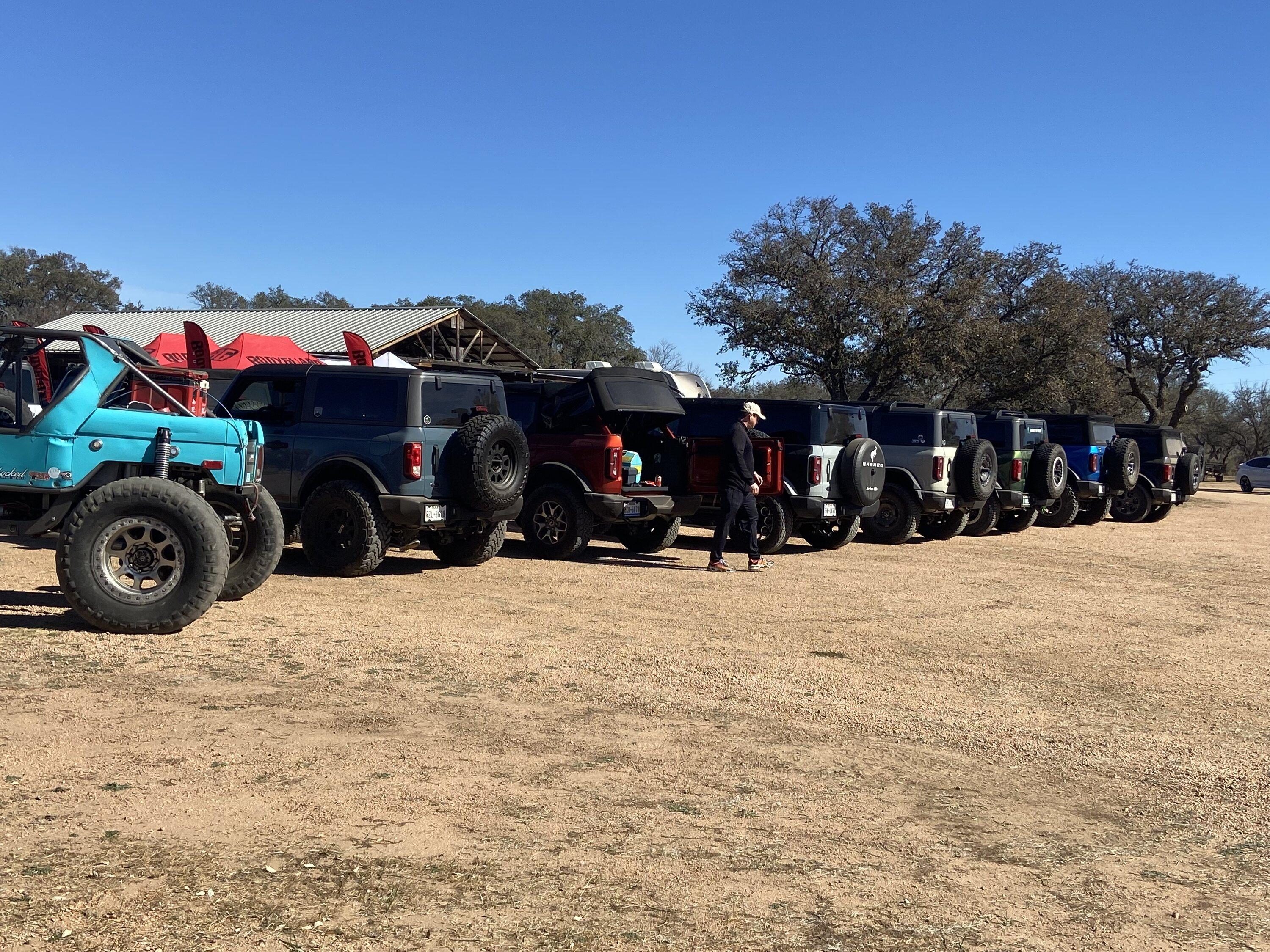 Ford Bronco Wheeling for a Cause in West Texas attended by Ford Broncos 3889524A-6F5C-45C9-83E7-84BF5D6479E9