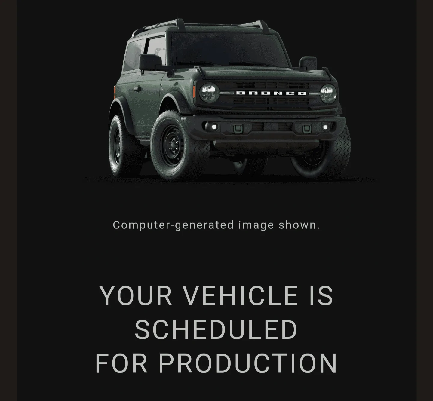 Ford Bronco 📬 Scheduling Emails Received 1/26/23 !! 🙌 Don't lose hope Bronco'ers Screenshot_20230126-110103
