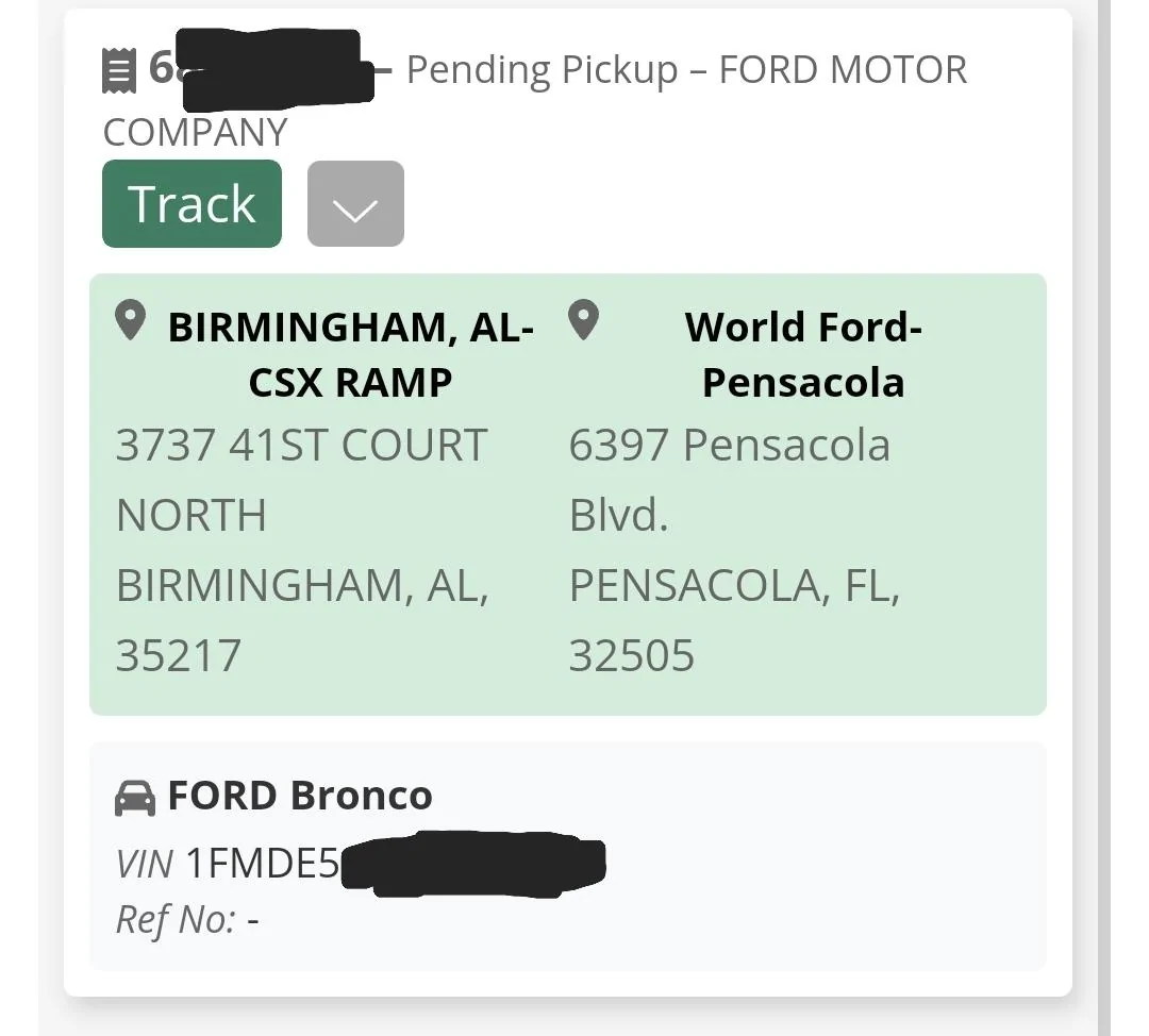 Ford Bronco 11/28/2022 Build Week Screenshot_20230126_101949_Chrom