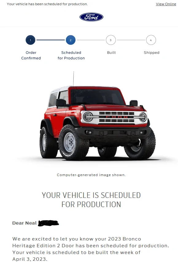 Ford Bronco HERITAGE EDITION Bronco Club 1674757856681