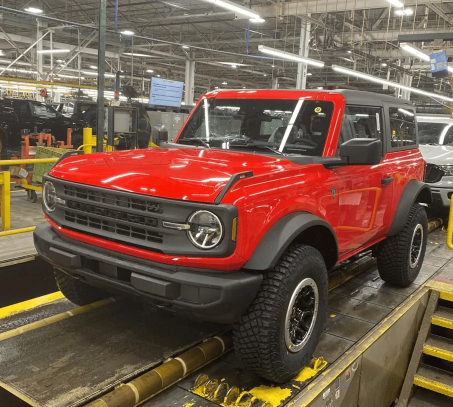 Ford Bronco 12/5/2022 Build week with spreadsheet 1674757998036