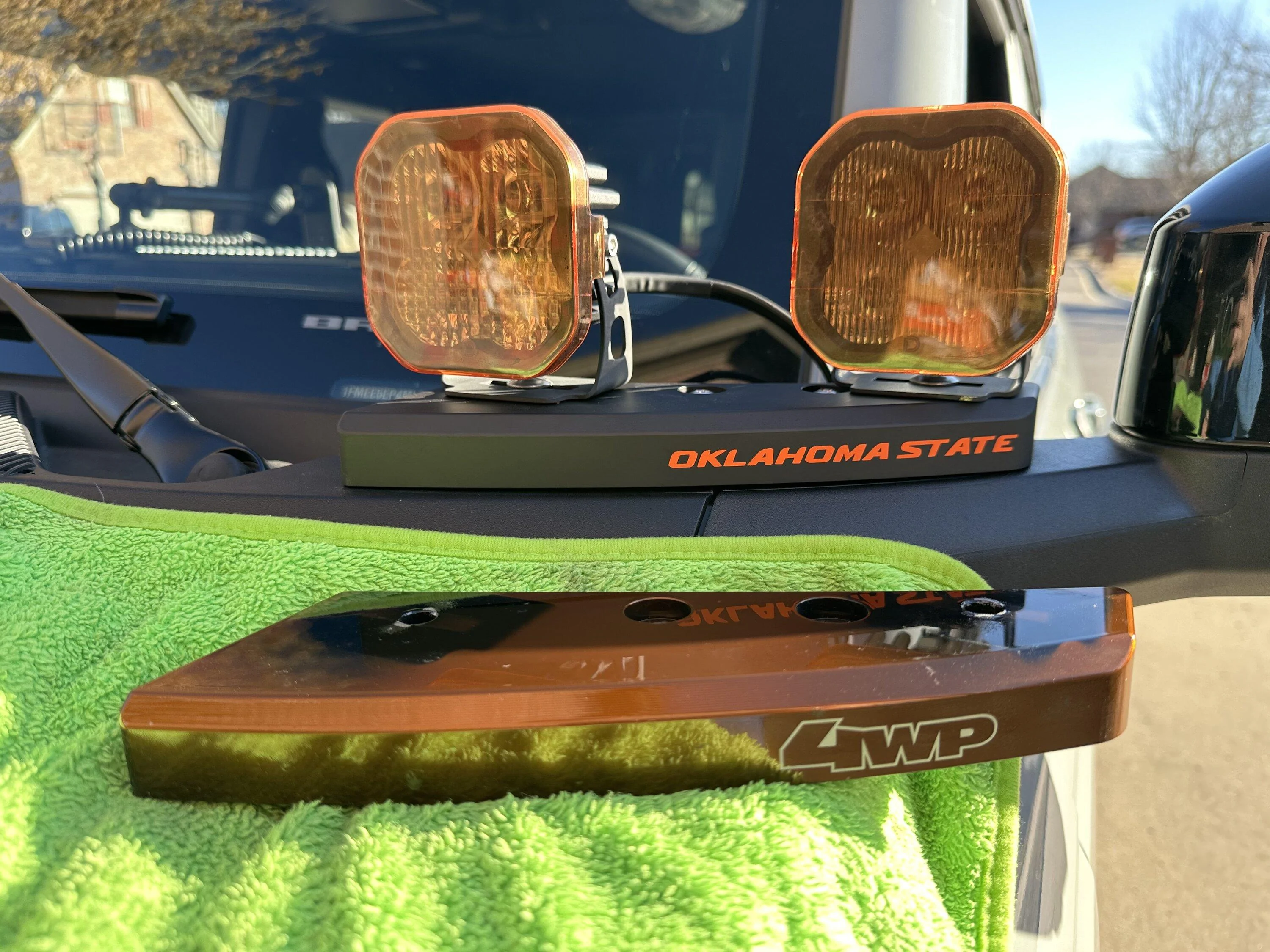 Ford Bronco 4WP billet A-Pillar light mount AB657DF1-0A29-4BD7-A9A2-E2B127FFDAF6