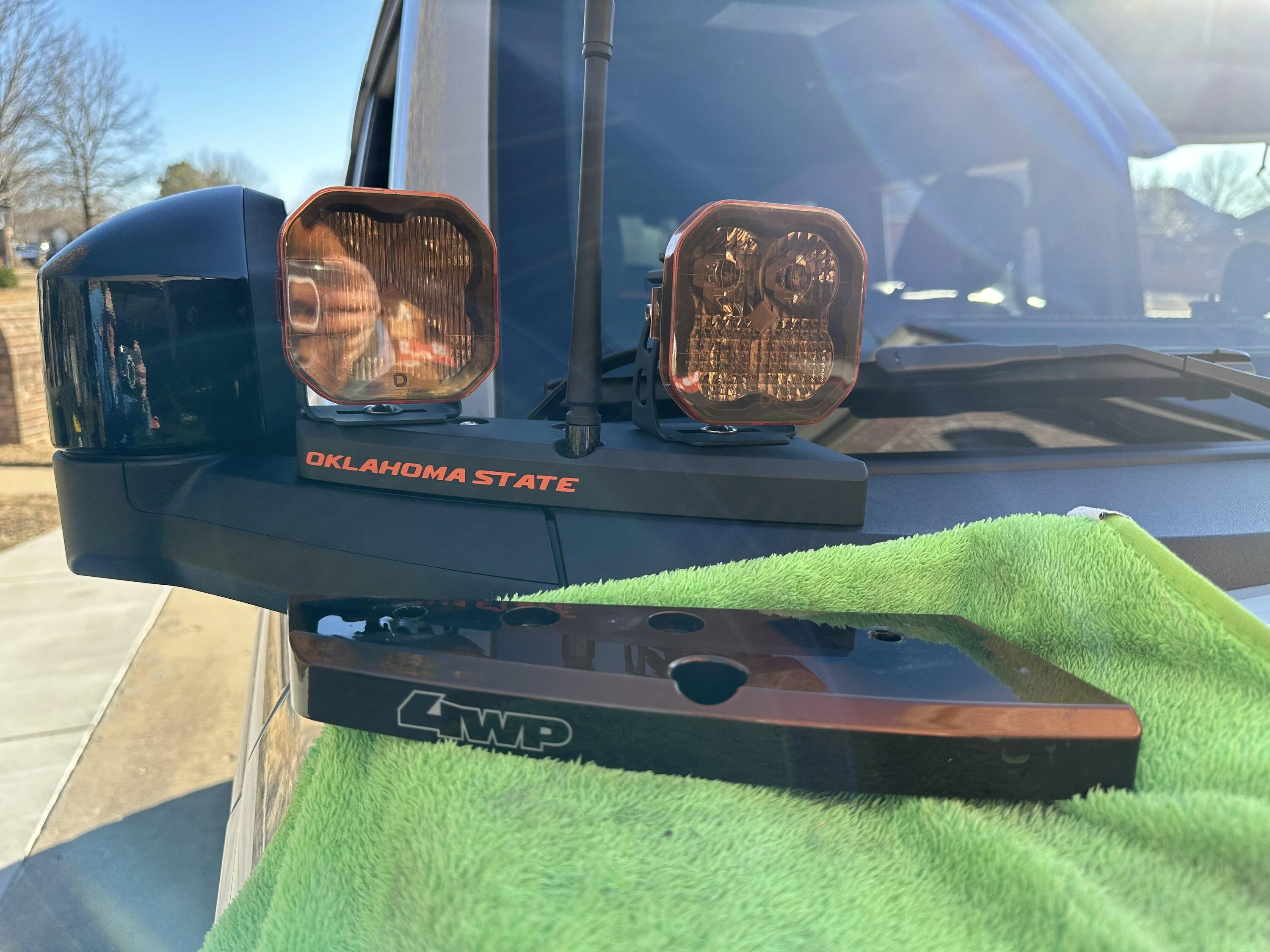 Ford Bronco 4WP billet A-Pillar light mount 80F171CD-D42B-4F5E-8A92-E089A9529424