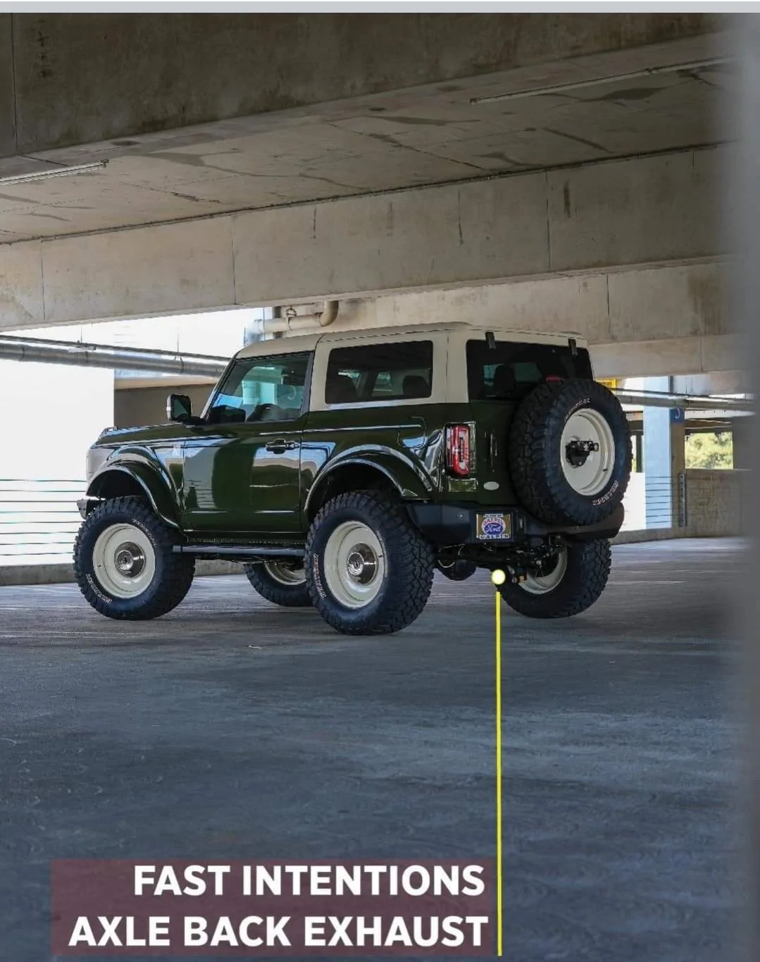 Ford Bronco Heritage Bronco Custom Build by Galpin Auto Sports | Land Rover Custom Green, 37" Tires, 20" Wheels, Raptor Grille & More Screenshot_20230128_170447_Facebook