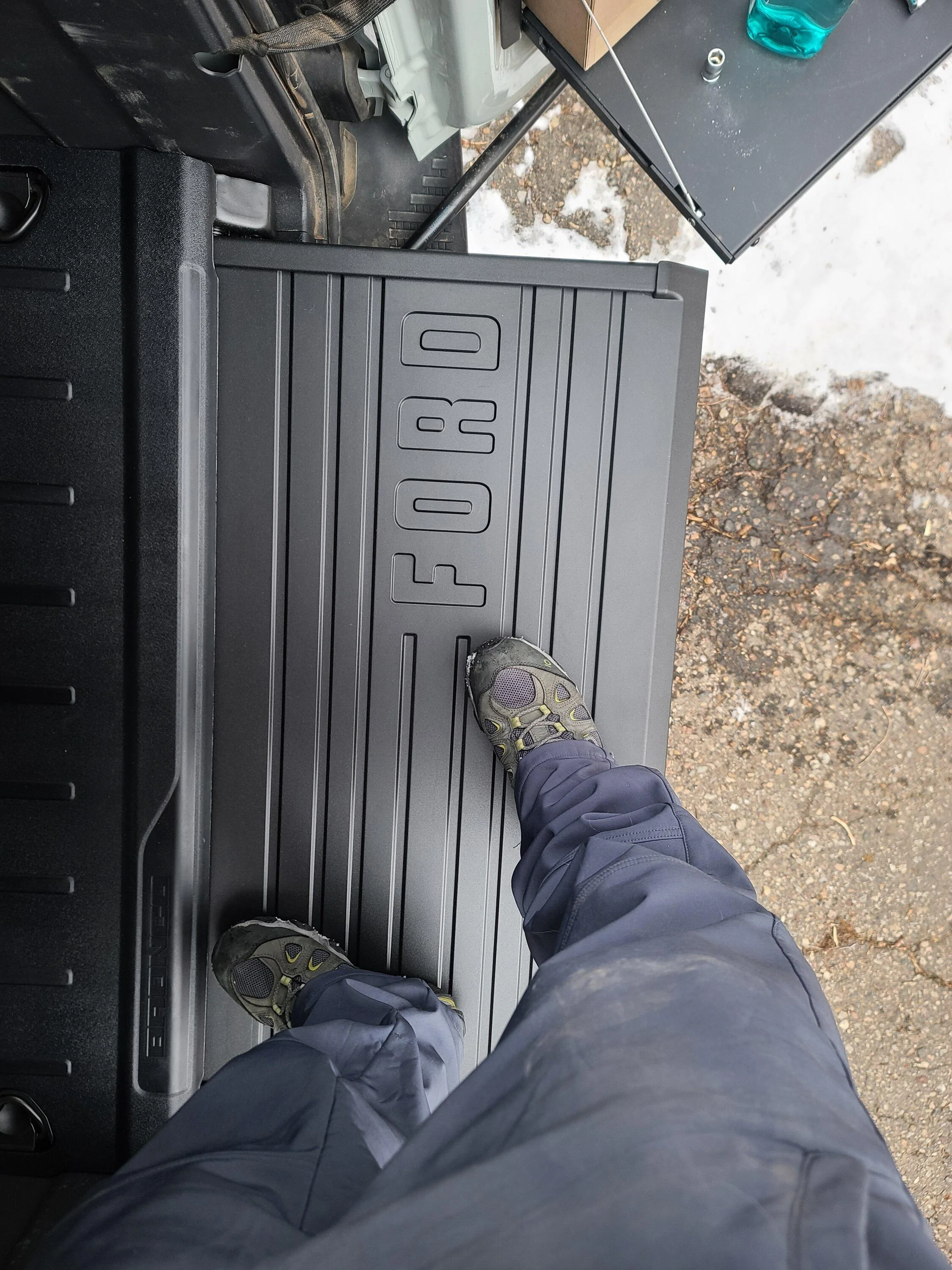 Ford Bronco Slide out tailgate install - '21 BL Sas 20230128_141020