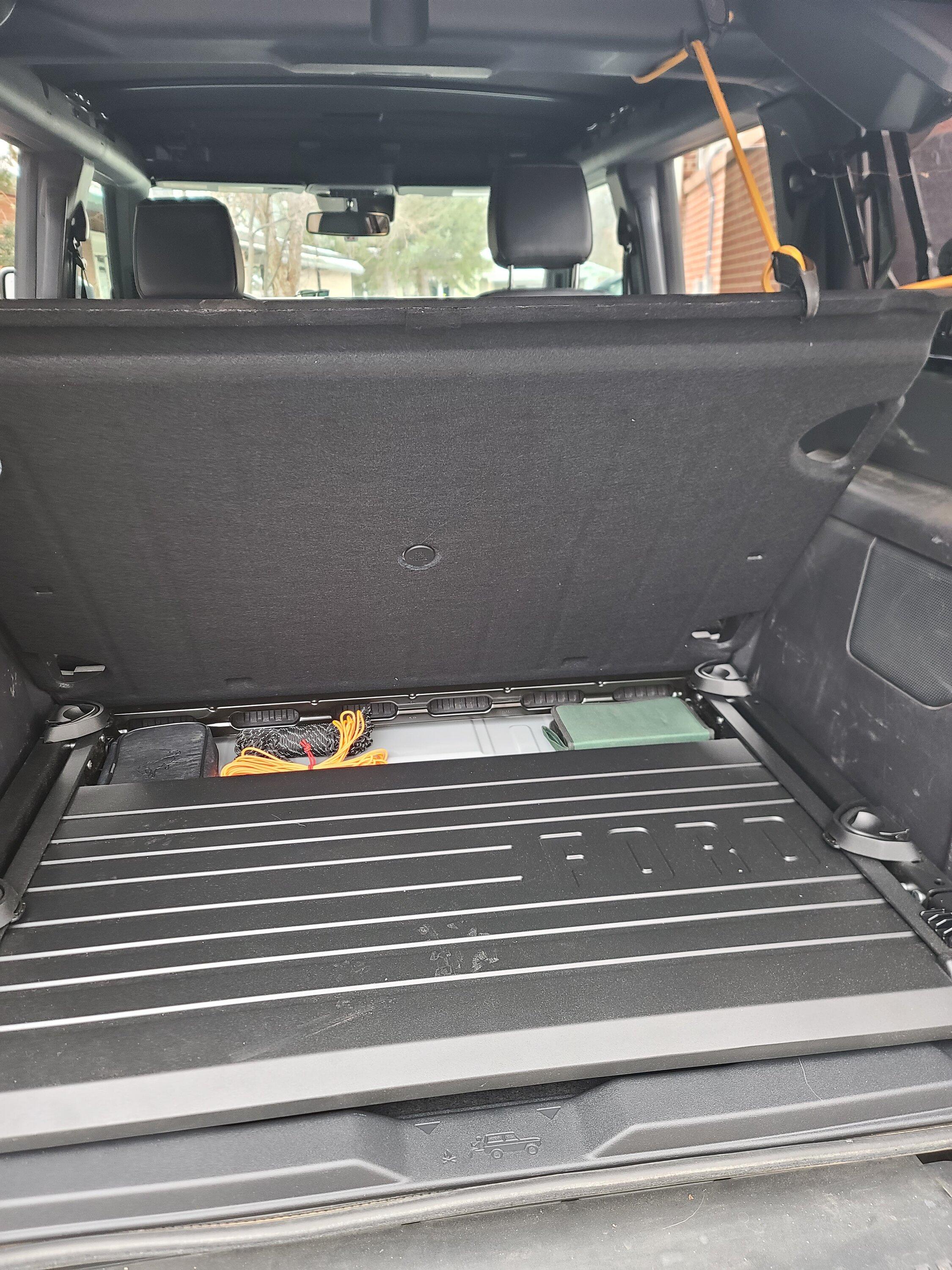 Ford Bronco Slide out tailgate install - '21 BL Sas 20230128_141200
