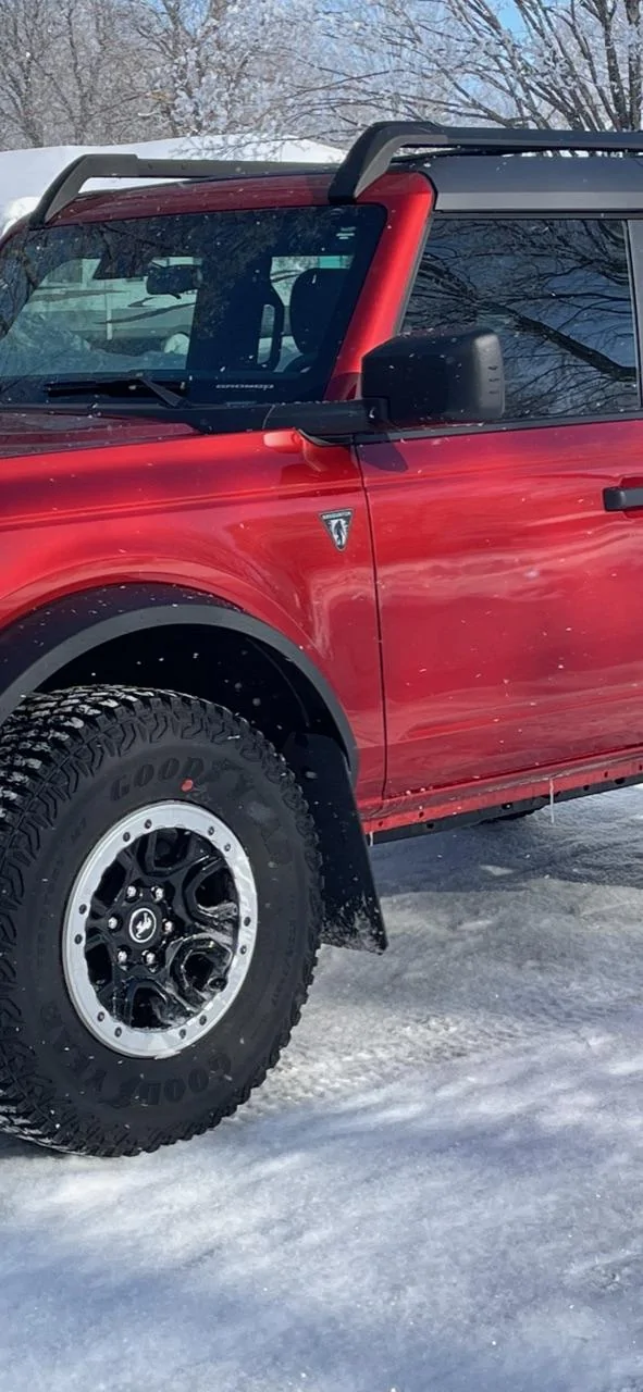 Ford Bronco Controversial subject here.....mud flaps. 9547755A-1198-4B83-9FF8-9A32C204CC3D