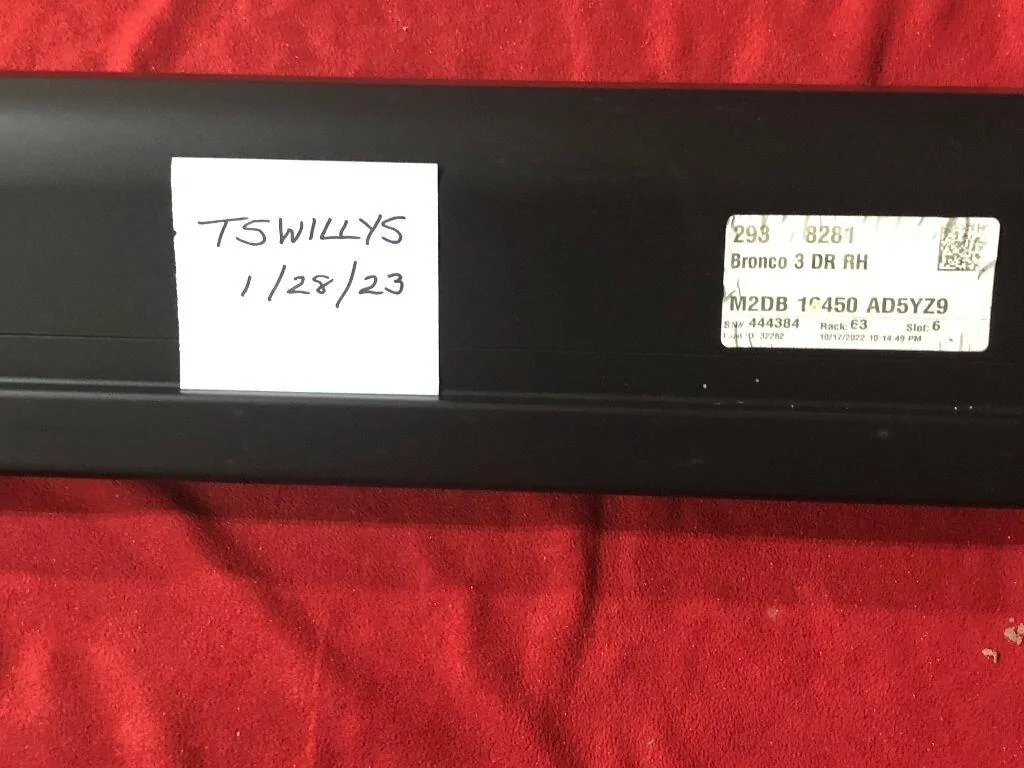 Ford Bronco 2 Door OEM SIDE STEPS st