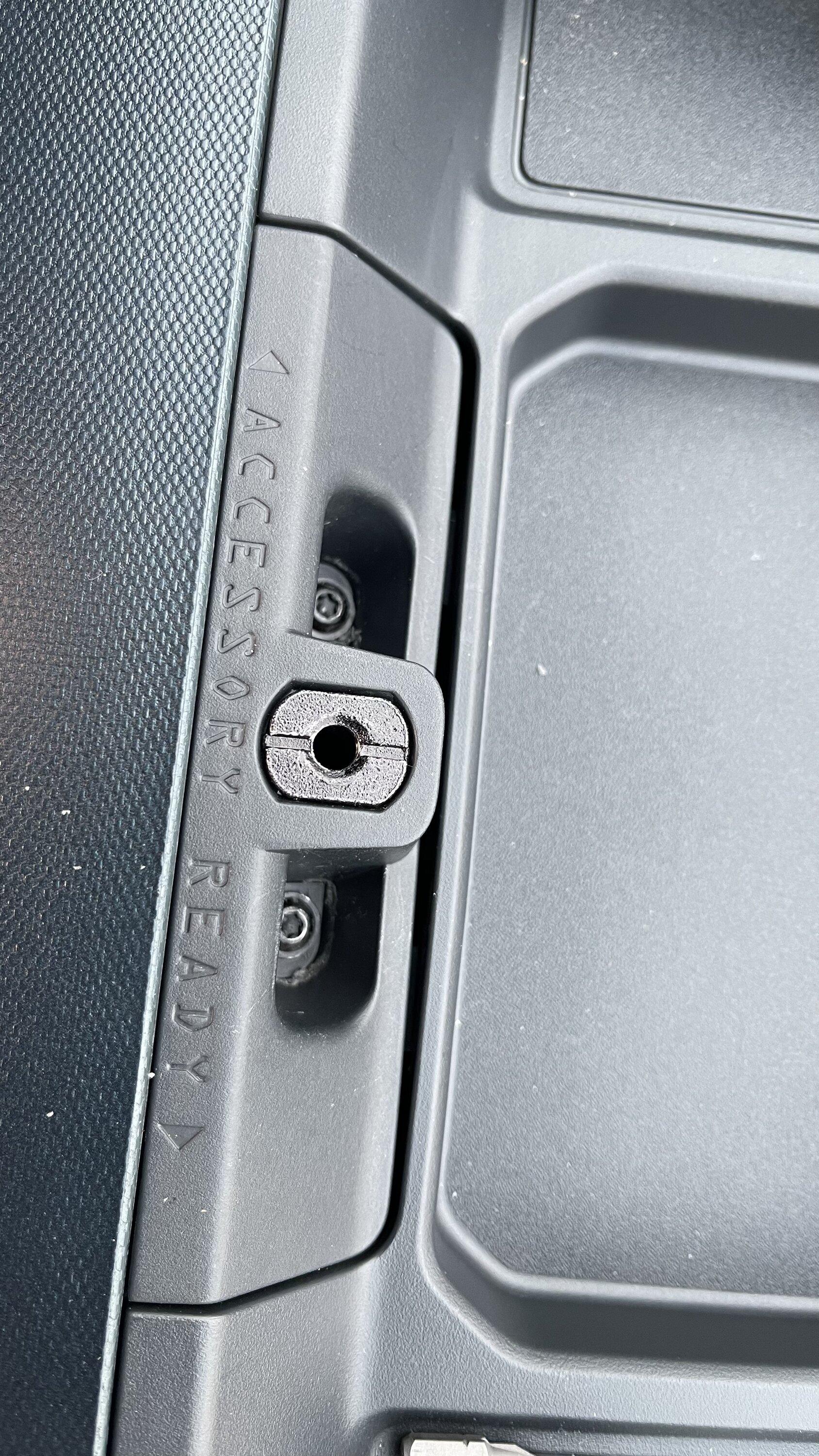 Ford Bronco Installing USB plug on the top of the dash, like the Lux package -- DIY install how-to & photos B940B317-87C1-46E5-82A7-B475B31D2B64