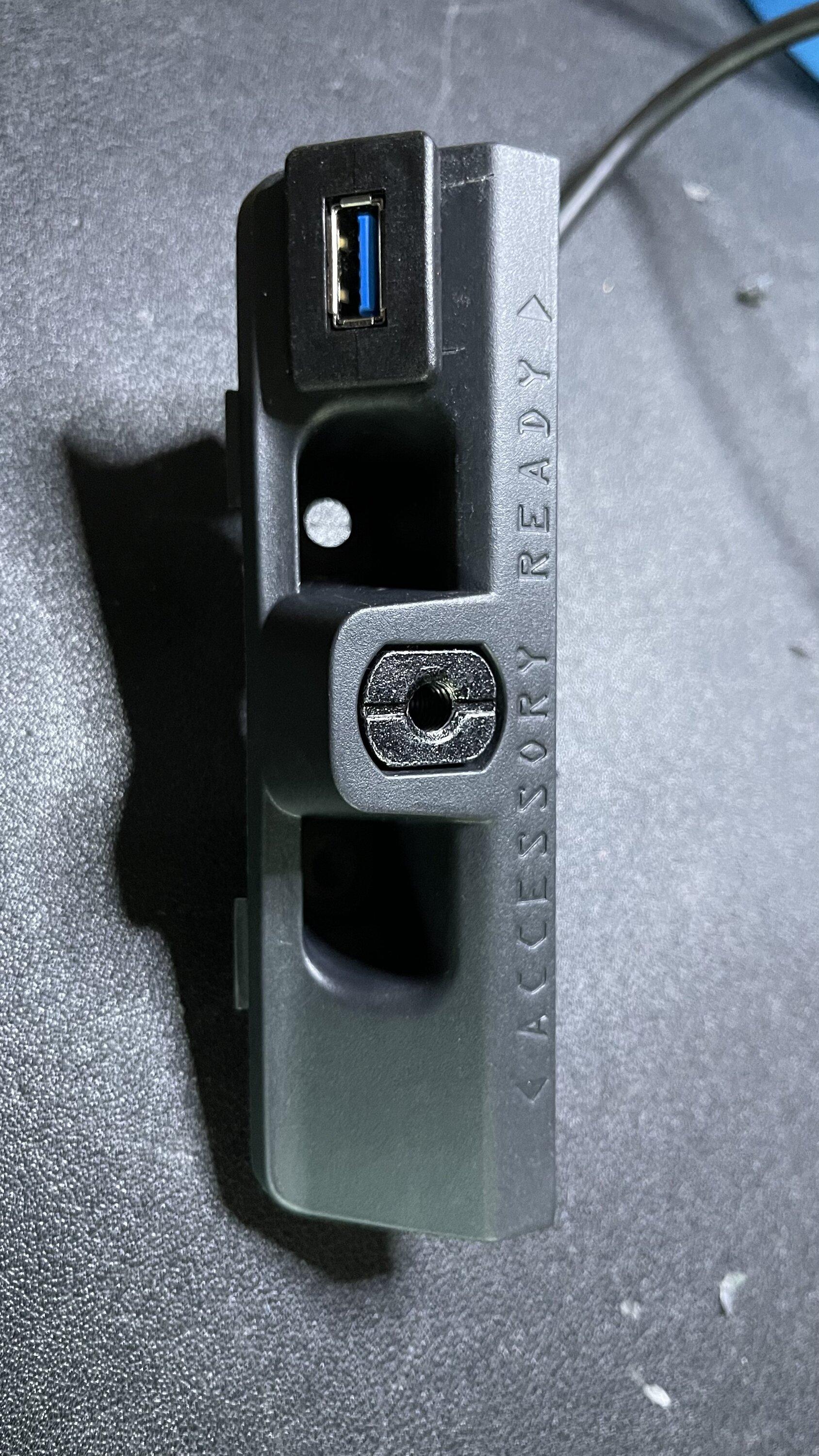 Ford Bronco Installing USB plug on the top of the dash, like the Lux package -- DIY install how-to & photos F7C98E27-5004-4890-AAF3-3354846CE4F2