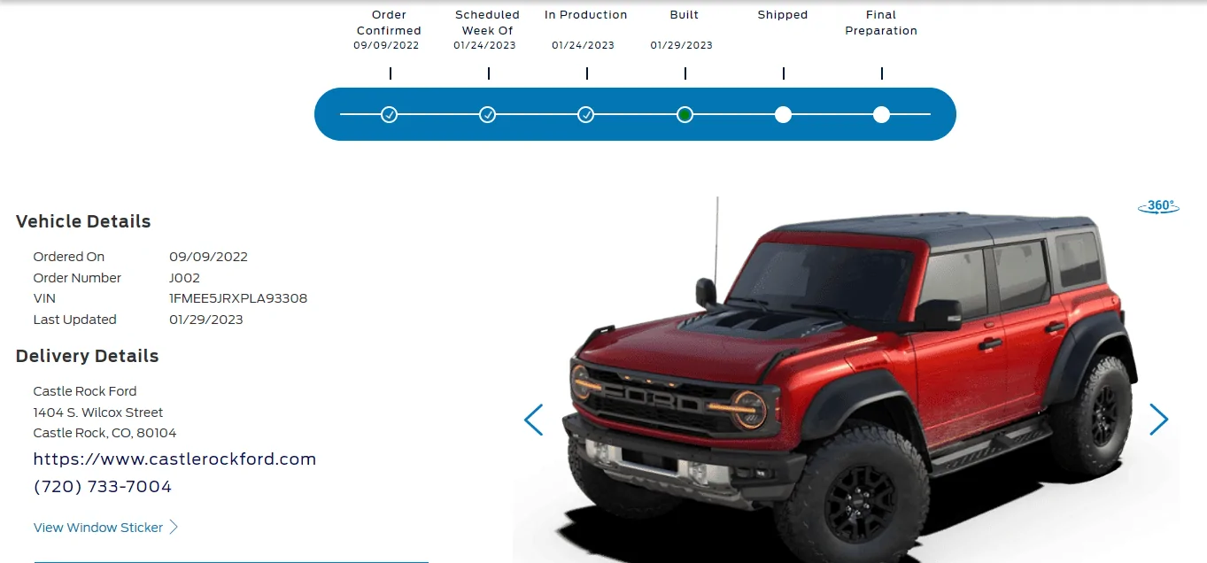 Ford Bronco Getting close....I hope. 1675089564047