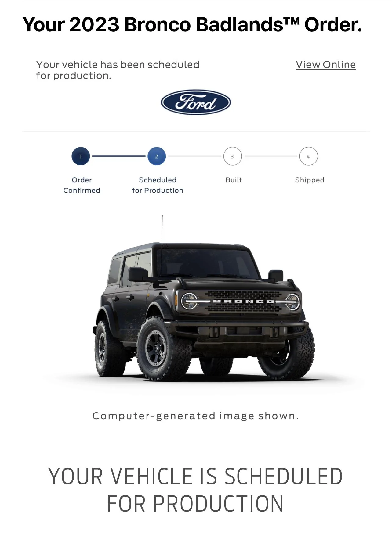 Ford Bronco 2/27/2023 Build Week - With Spreadsheet AA1A08A2-000F-4544-B0FC-40161DE1BD7B