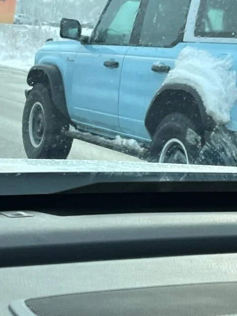 Ford Bronco Robin's Egg Blue Bronco Heritage Editions Spotted, both 2 and 4 door late last week IMG_9043