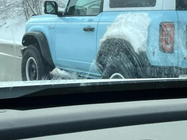 Ford Bronco Robin's Egg Blue Bronco Heritage Editions Spotted, both 2 and 4 door late last week IMG_9046
