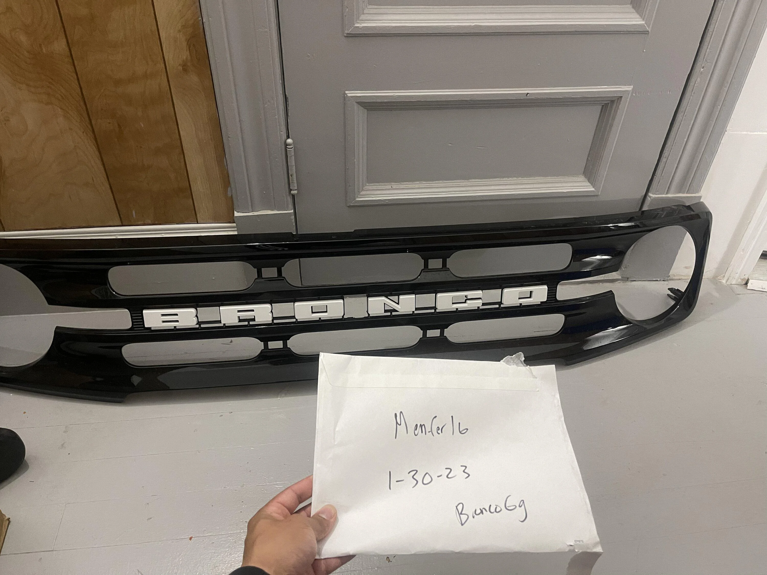 Ford Bronco Obx grille for sale 004012BE-D058-4D95-9DF6-DBCBC02994D3