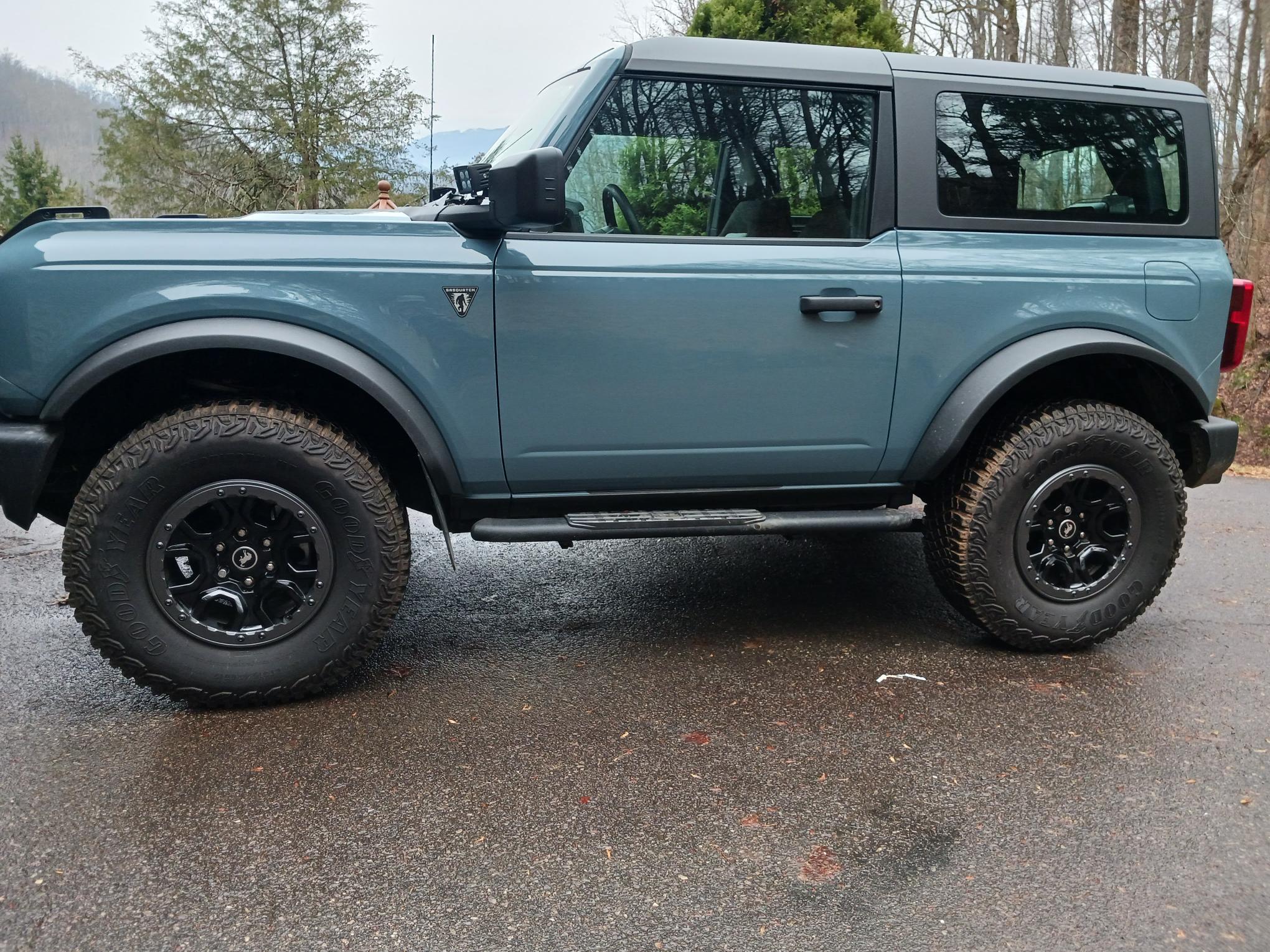 Ford Bronco Hyper dipped my beauty rings stealth gray. color 2