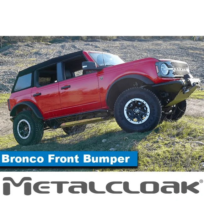 Ford Bronco Metalcloak Front & Rear Bumpers for Ford Bronco Now Available! 1675259170933