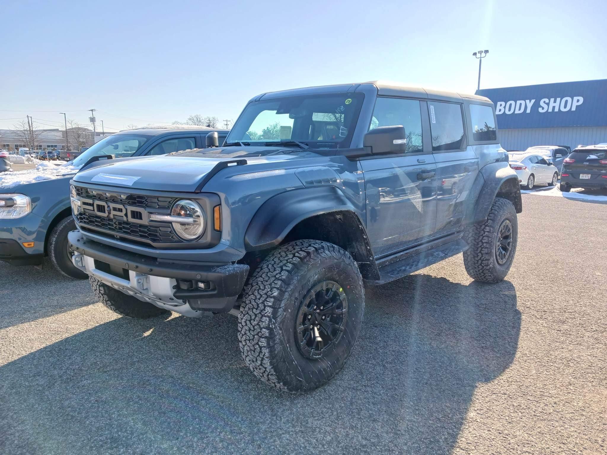 Ford Bronco This Azure Gray Bronco Raptor beauty was just dropped off! 8AE24020-8540-4FB1-B5B5-DFC8923D8241