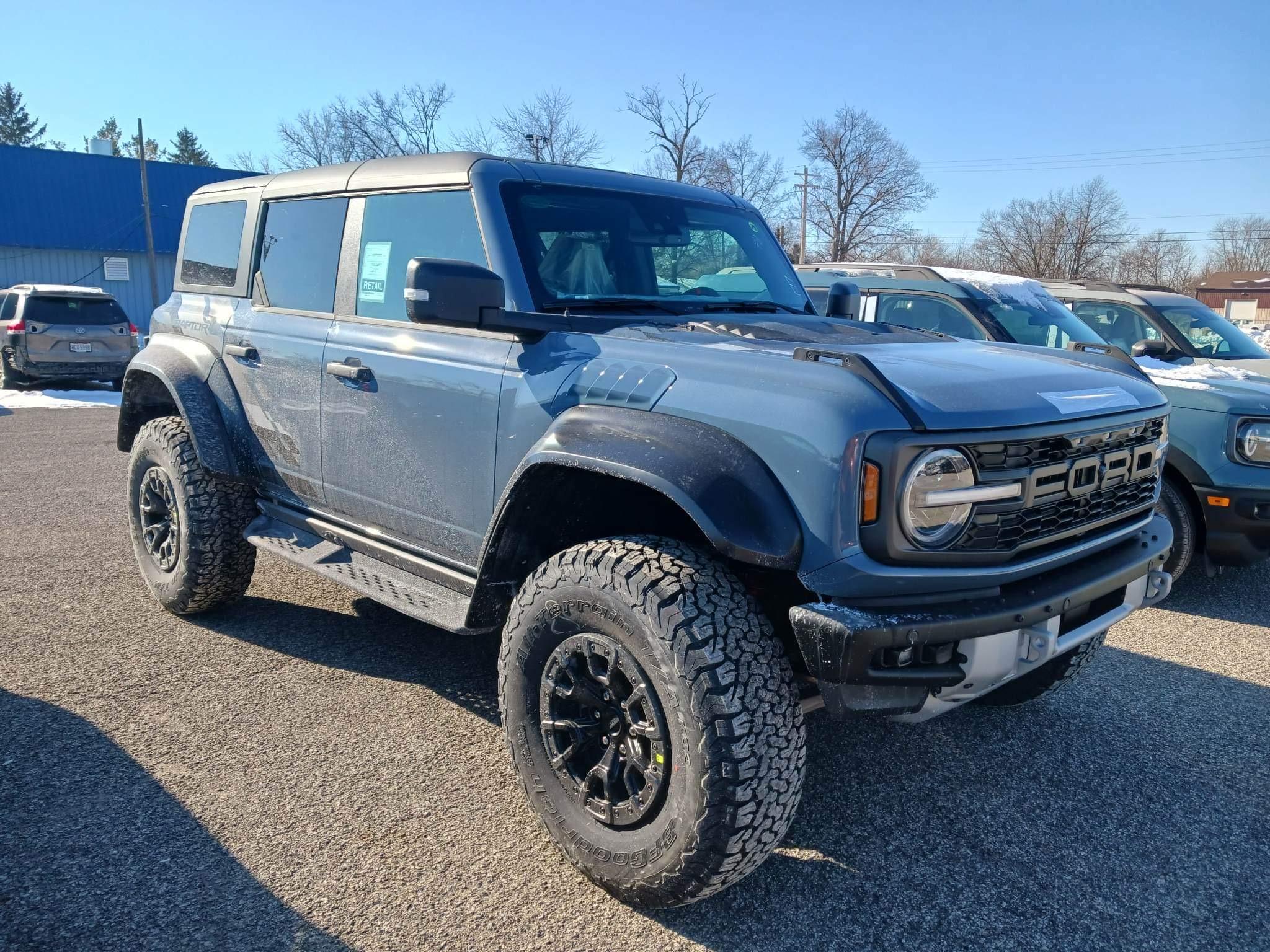 Ford Bronco This Azure Gray Bronco Raptor beauty was just dropped off! A8AA4D45-C292-4460-A21B-20DD0B10C66F