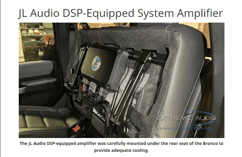Ford Bronco Custom Ford Bronco Subwoofer System 1675283618368