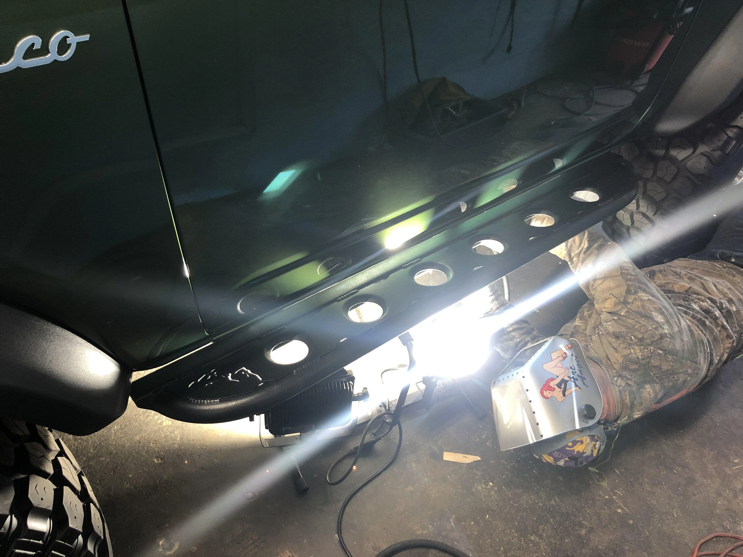 Ford Bronco Retro themed 2Door Eruption Green basequatch progress 9D6D6F13-46D6-41FC-9B93-59817C6EACD3