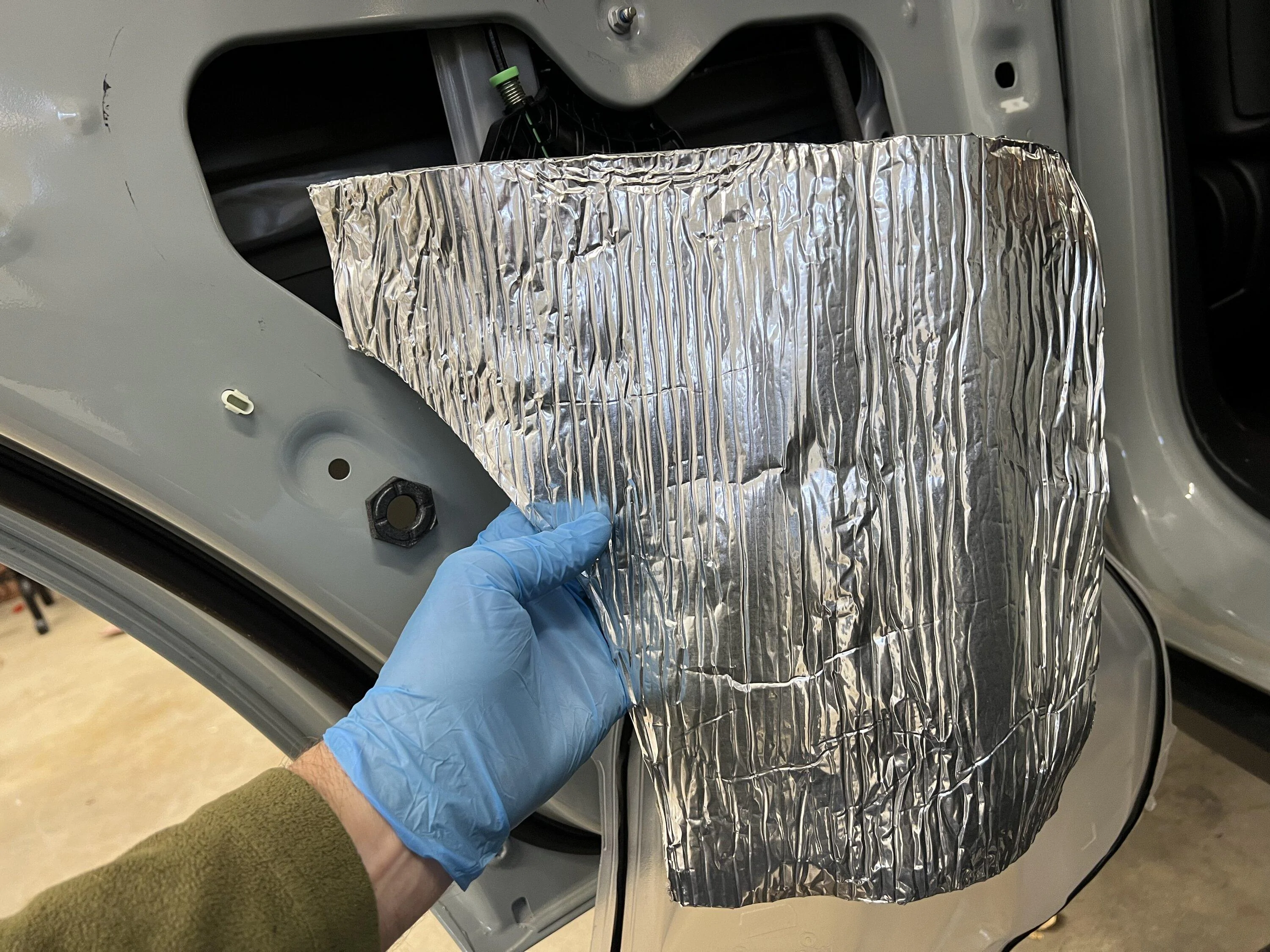 Ford Bronco Door , side panels , cargo floor - sound deadening Day 2 E5C09580-8C9F-41DA-BB26-19C3182C4237